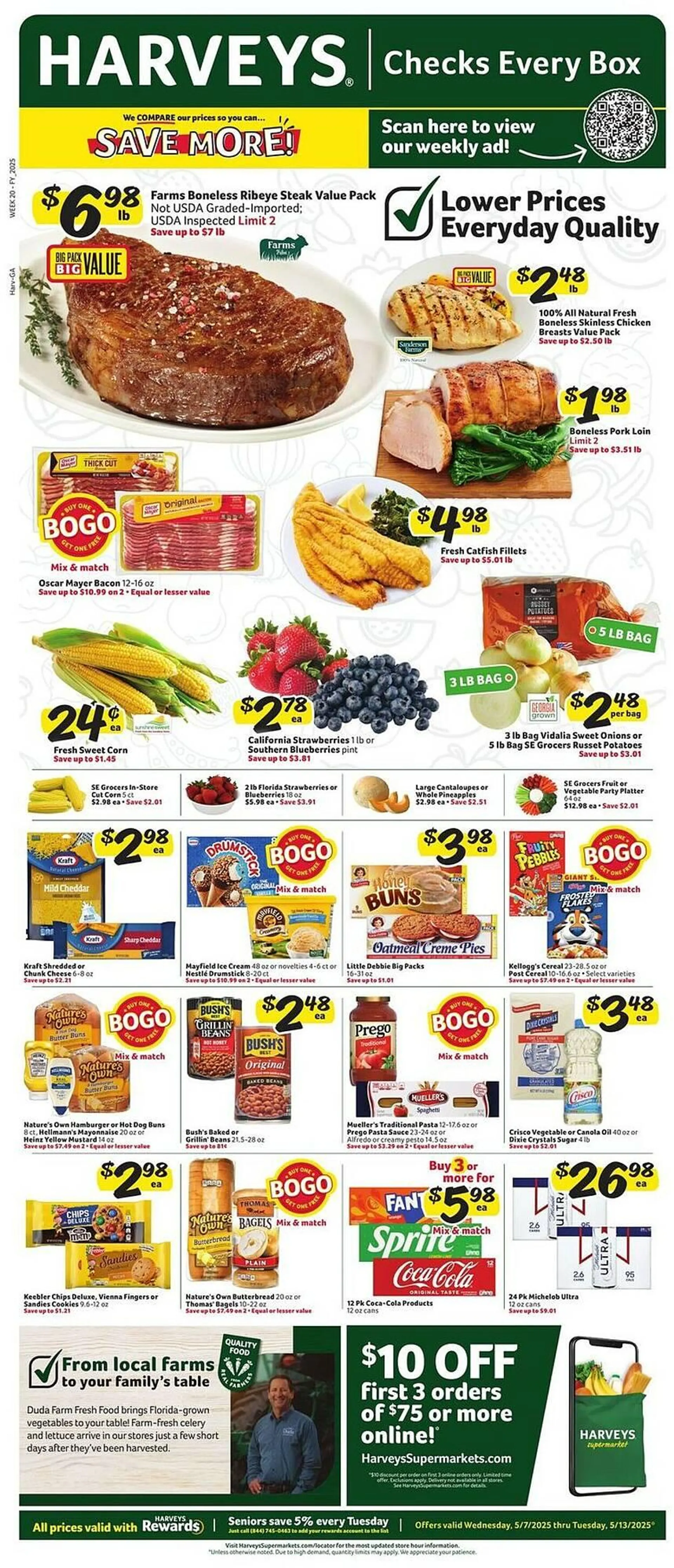 Harveys Supermarkets Weekly Ad - 1