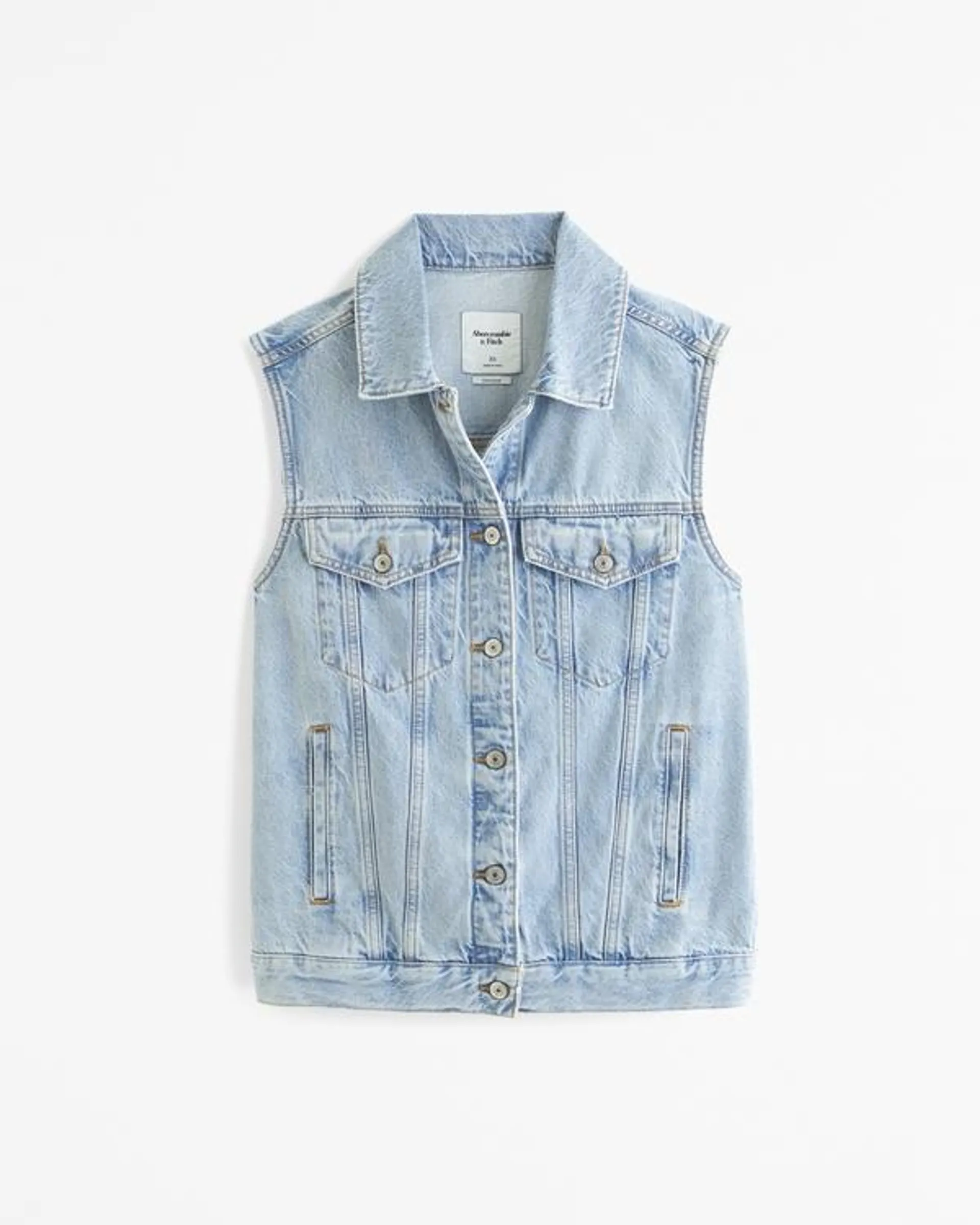 Denim Trucker Vest