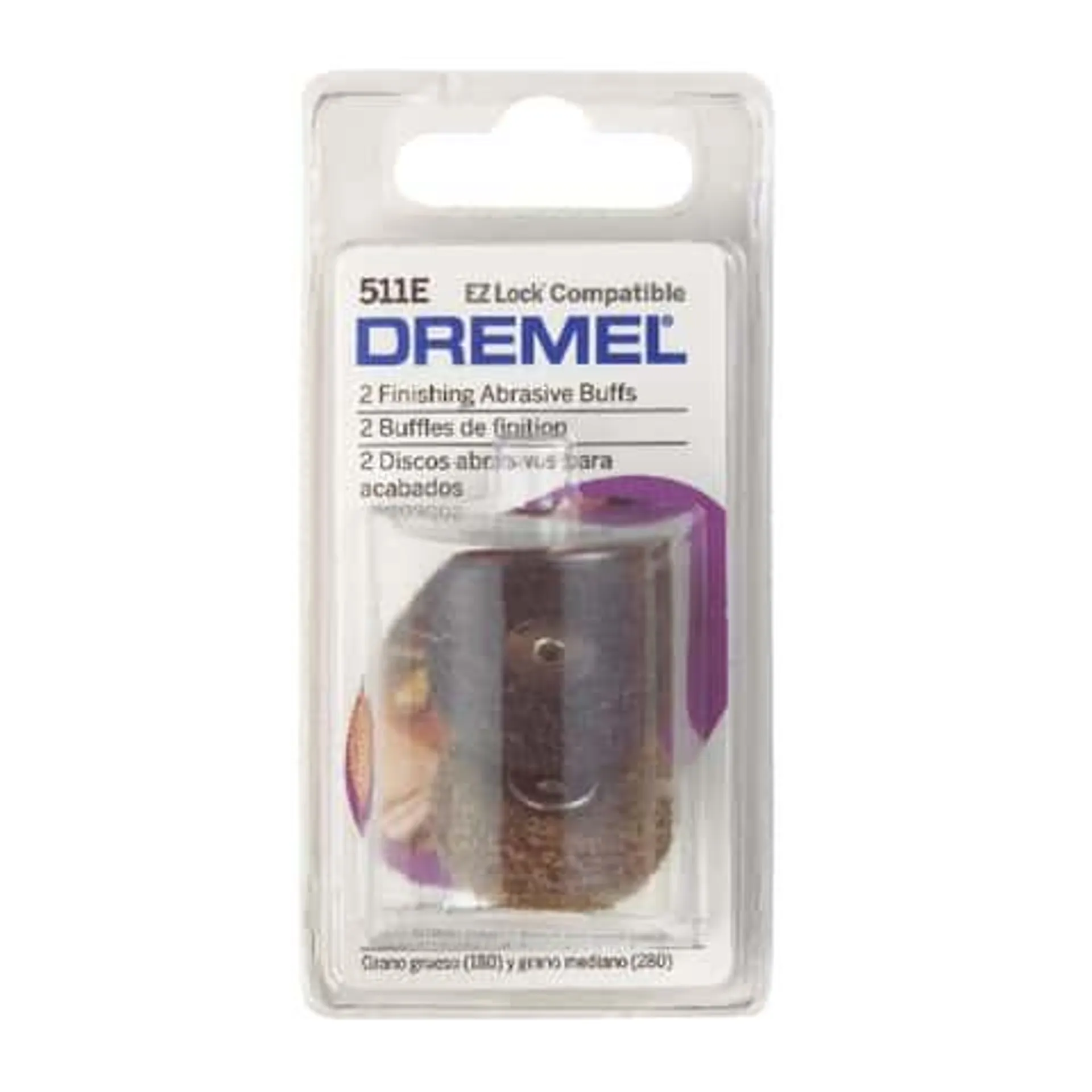 Dremel EZ Lock 15/16 in. X 1/2 in. L Metal Abrasive Buffs 2 pk