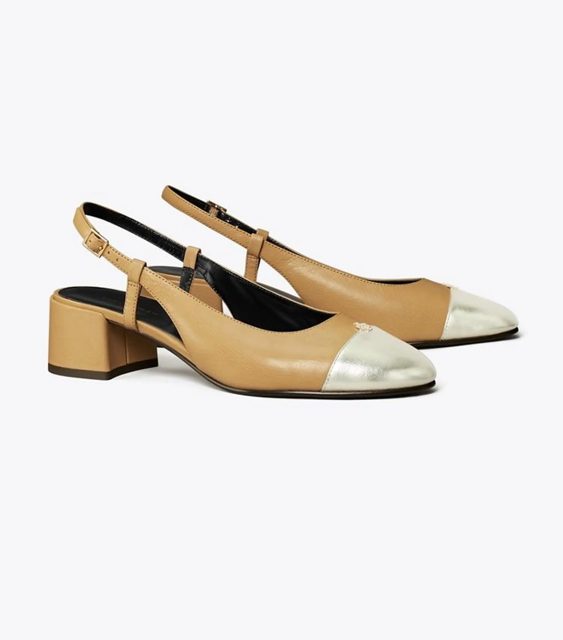 CAP-TOE SLINGBACK PUMP