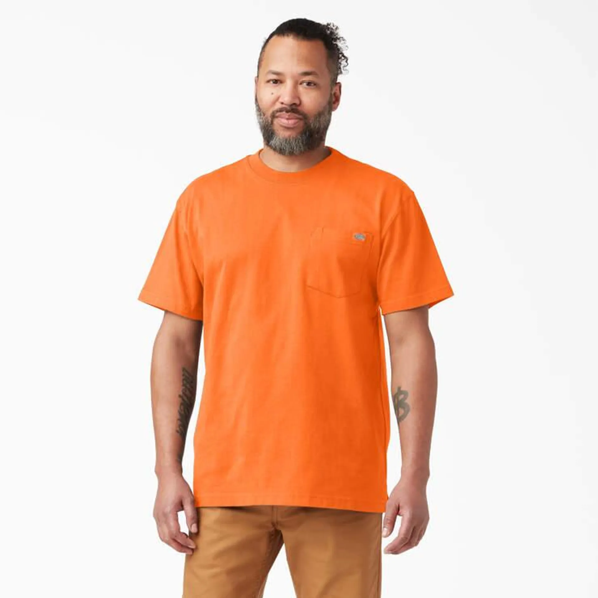 Heavyweight Neon Short Sleeve Pocket T-Shirt