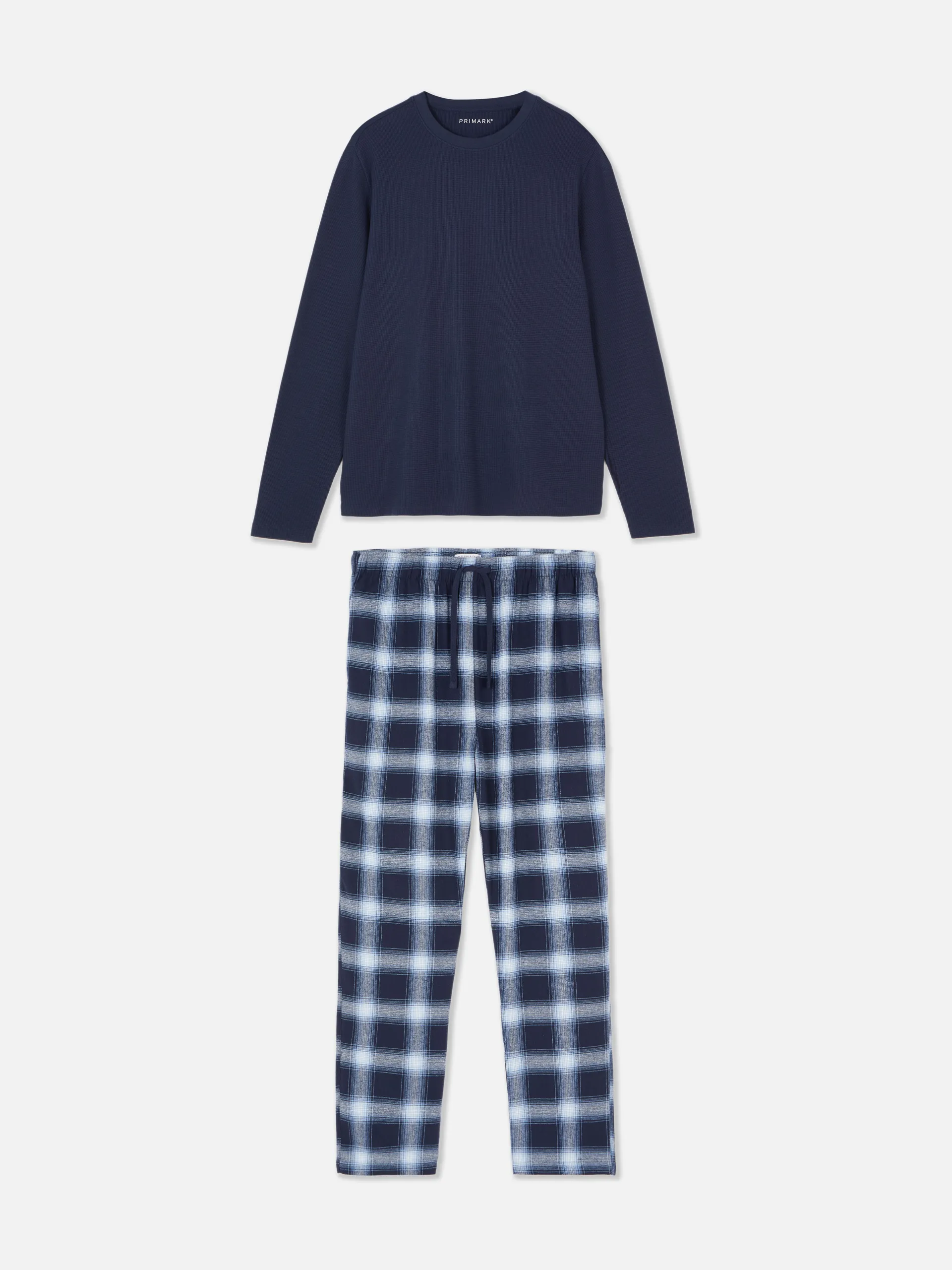 Check Brushed Cotton Pajamas