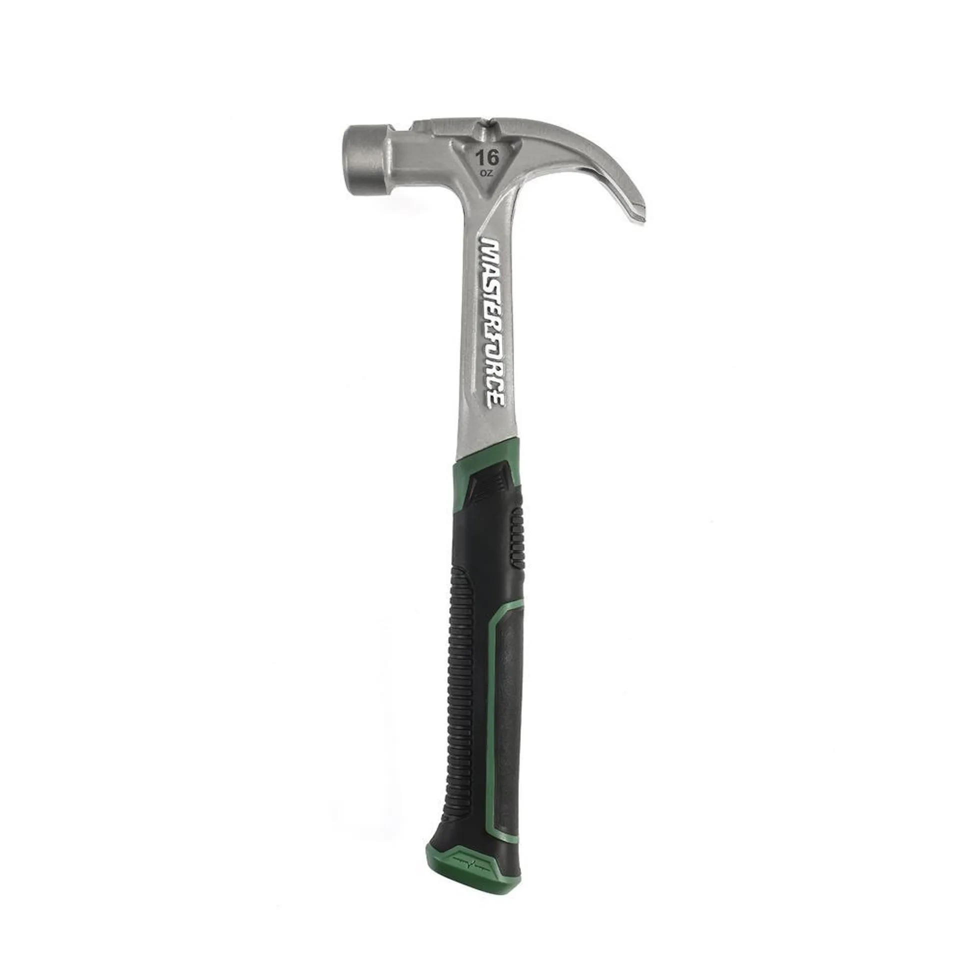 Masterforce® 16 oz. Solid Steel Curved Claw Hammer with Nail Start