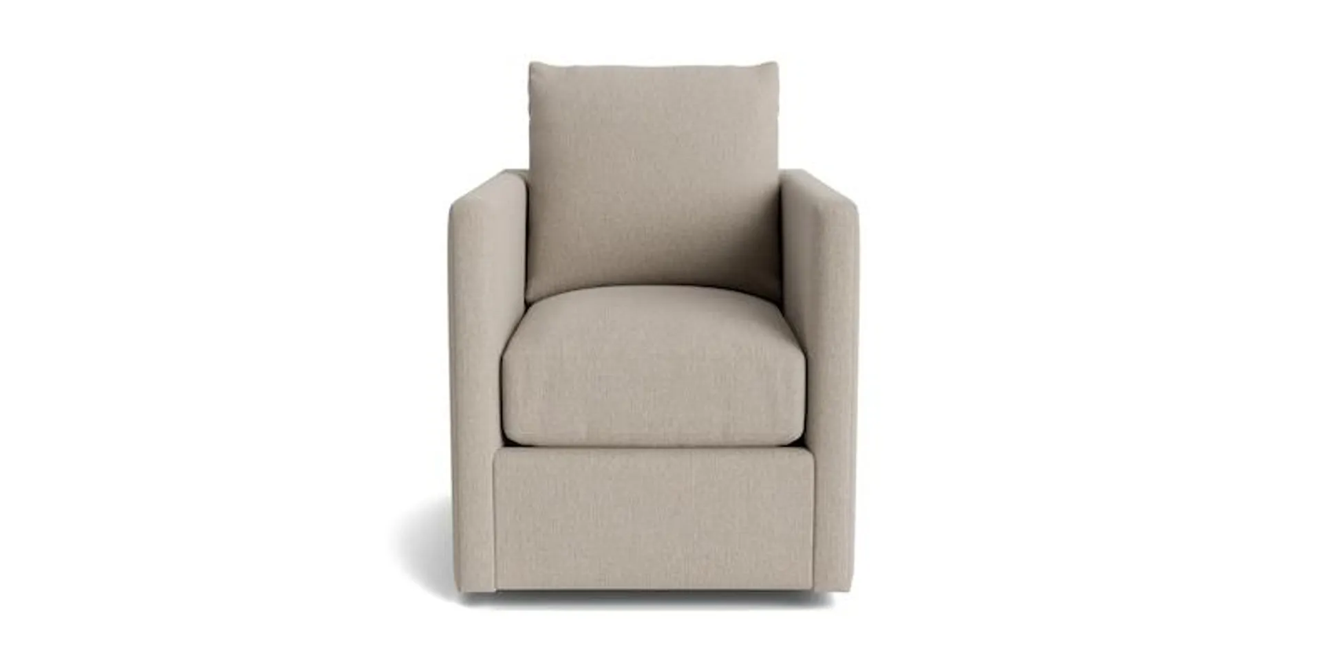 Beckham Thin Track Arm Swivel Chair