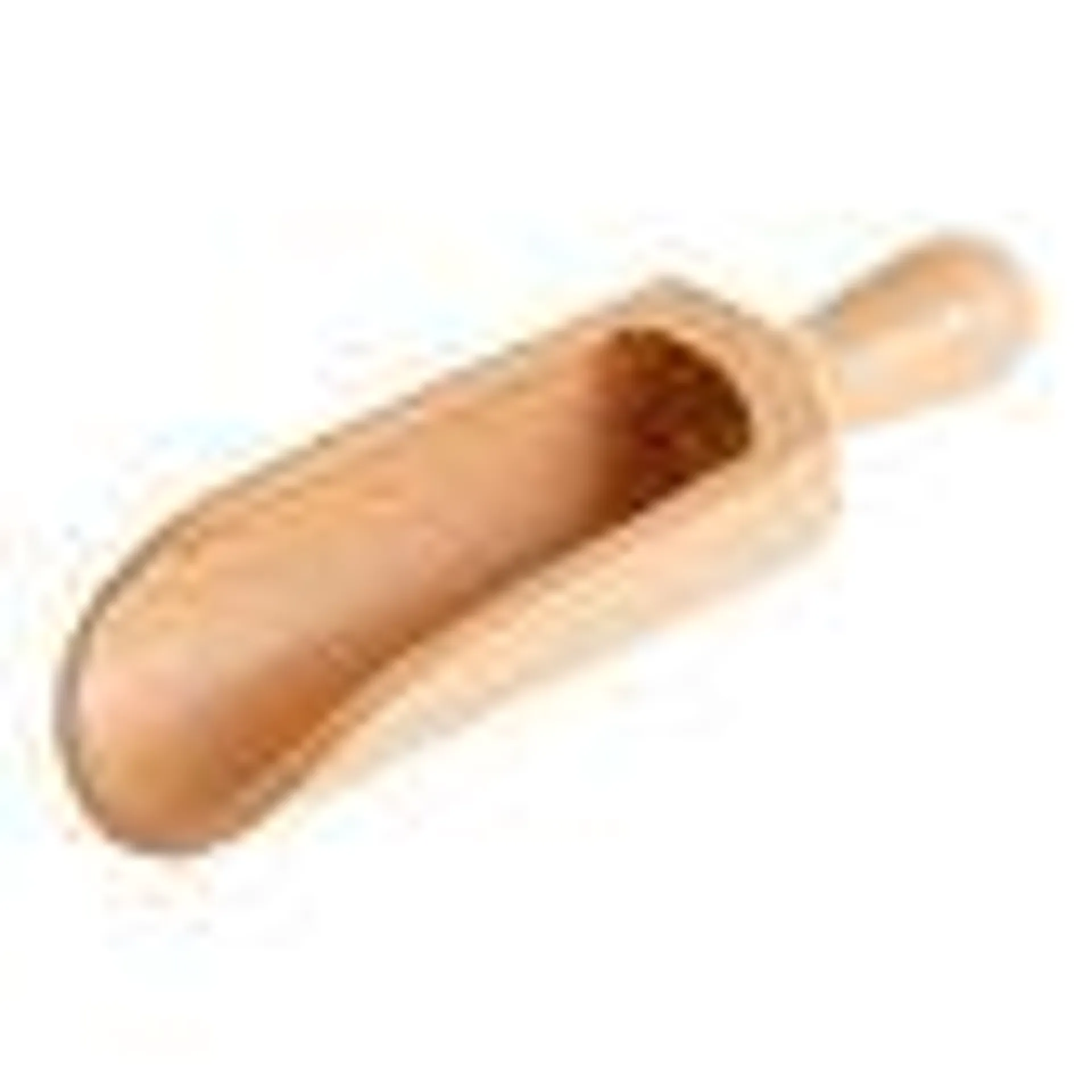 Mini Natural Beech Wood Scoop