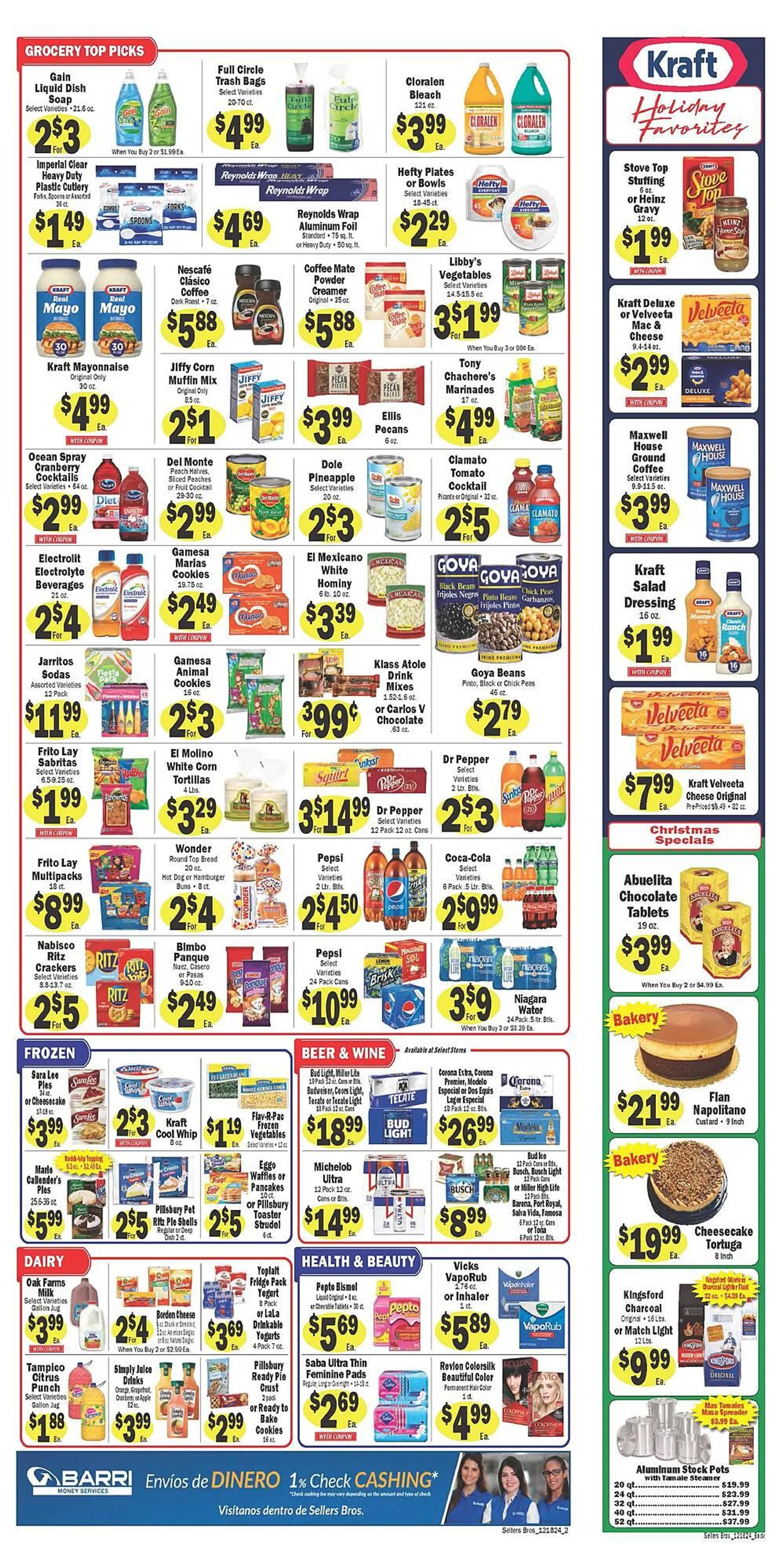 Weekly ad Sellers Bros Weekly Ad from December 18 to December 24 2024 - Page 2