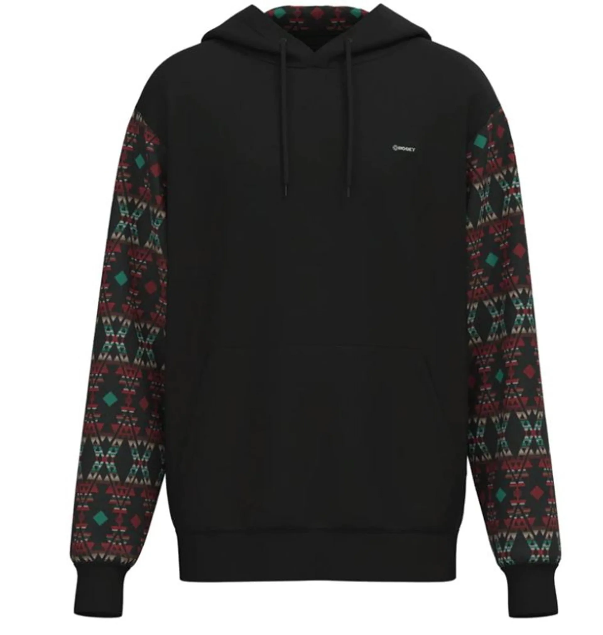 Hooey Mens "Summit" Black Aztec Hoody