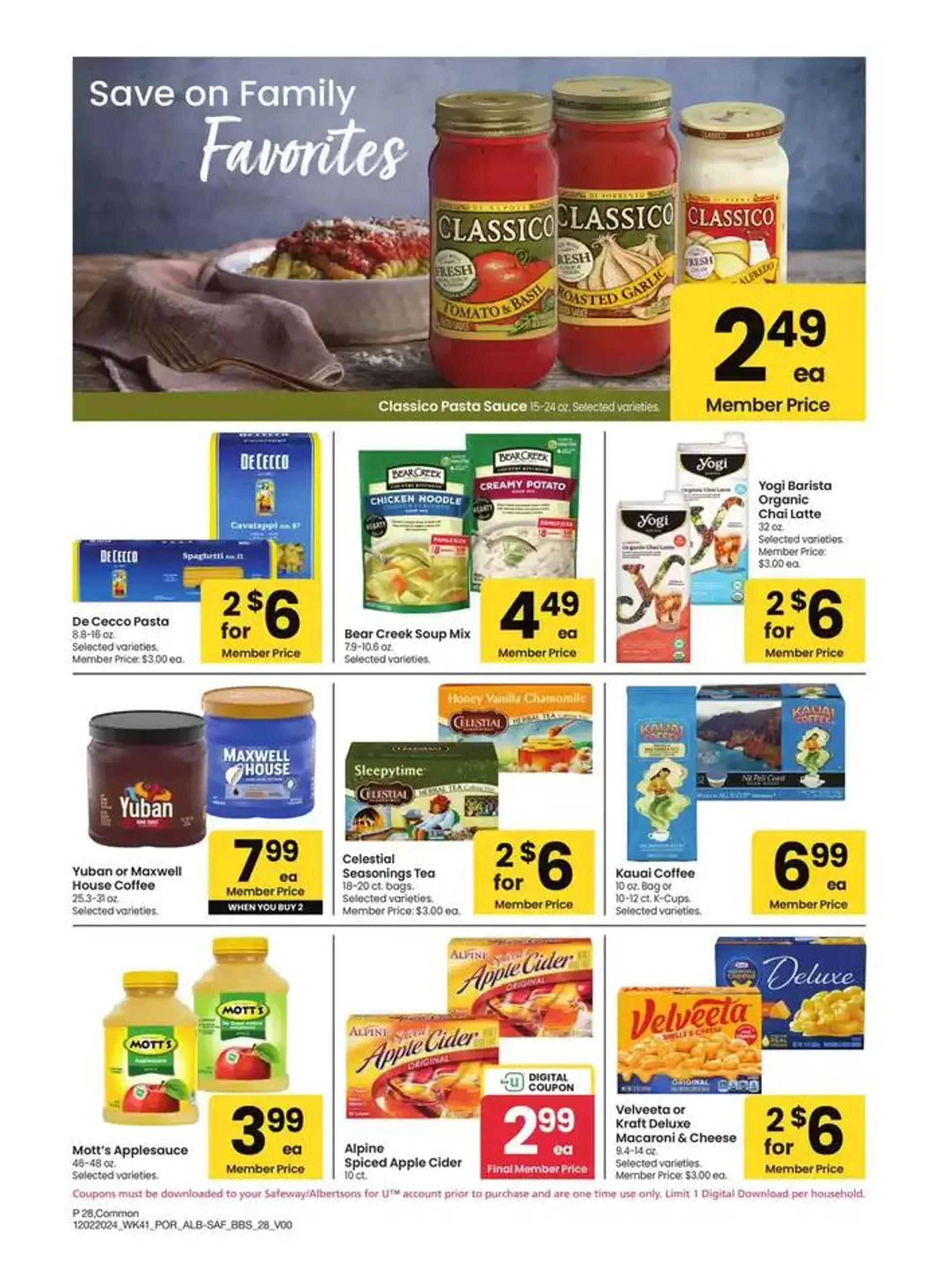 Weekly ad Albertsons - Portland - BBS from December 2 to January 5 2025 - Page 28