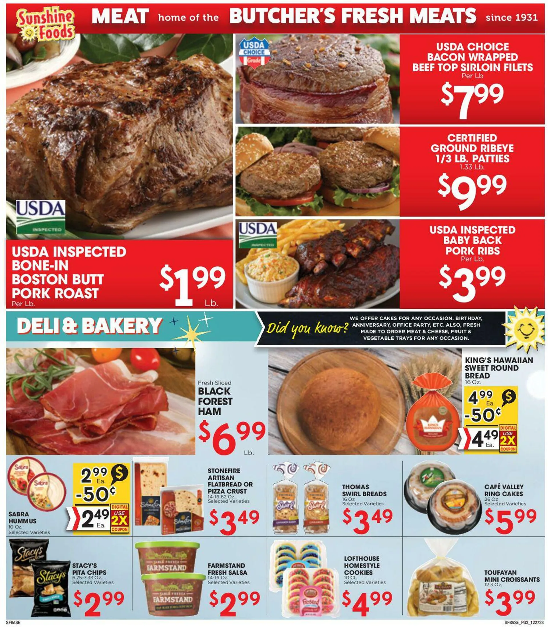 Weekly ad Sunshine Foods from December 27 to January 2 2024 - Page 3