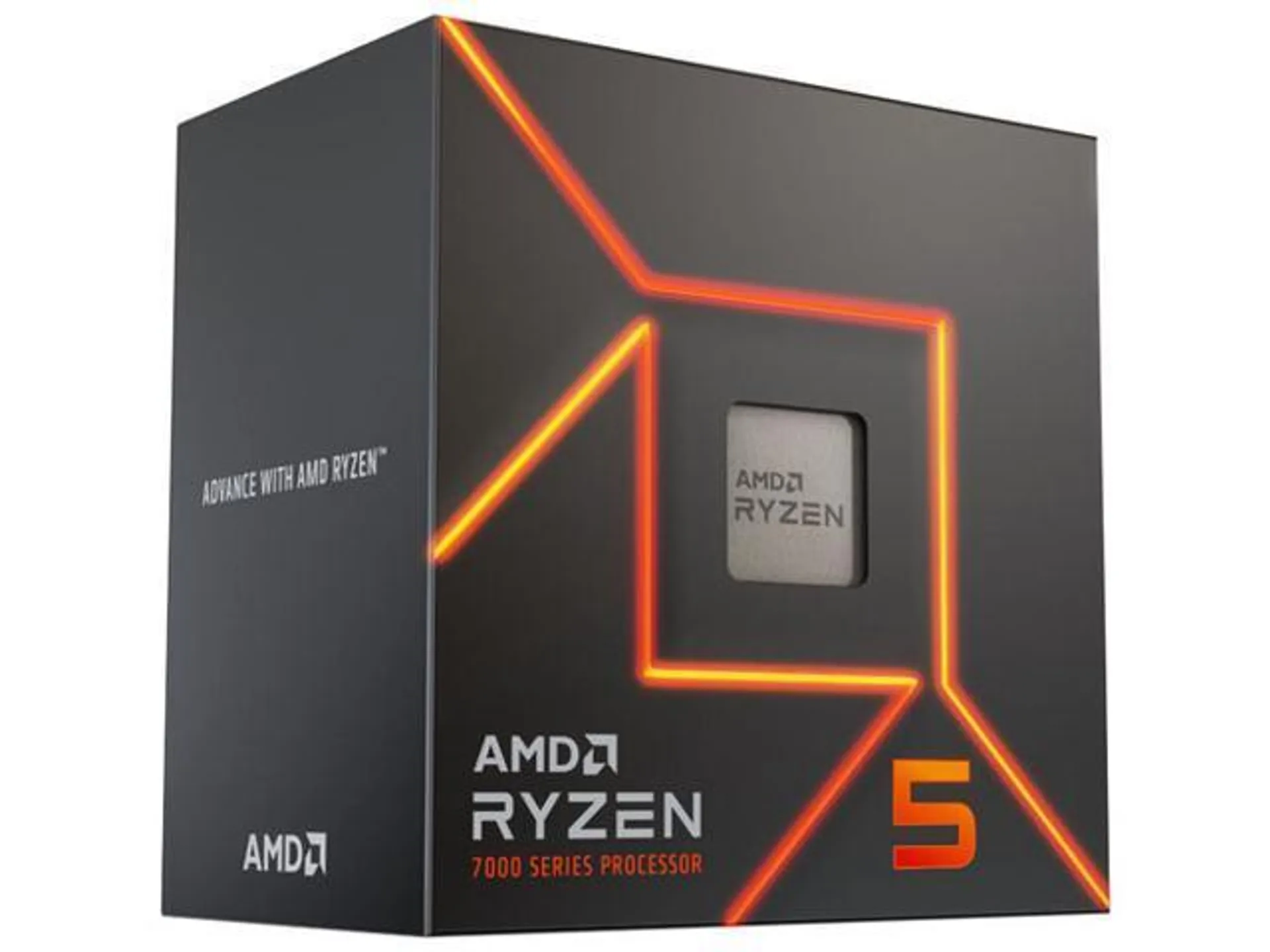 AMD Ryzen 5 7600 - Ryzen 5 7000 Series Zen 4 6-Core 3.8 GHz - Socket AM5 65W - AMD Radeon Graphics Processor - 100-100001015BOX