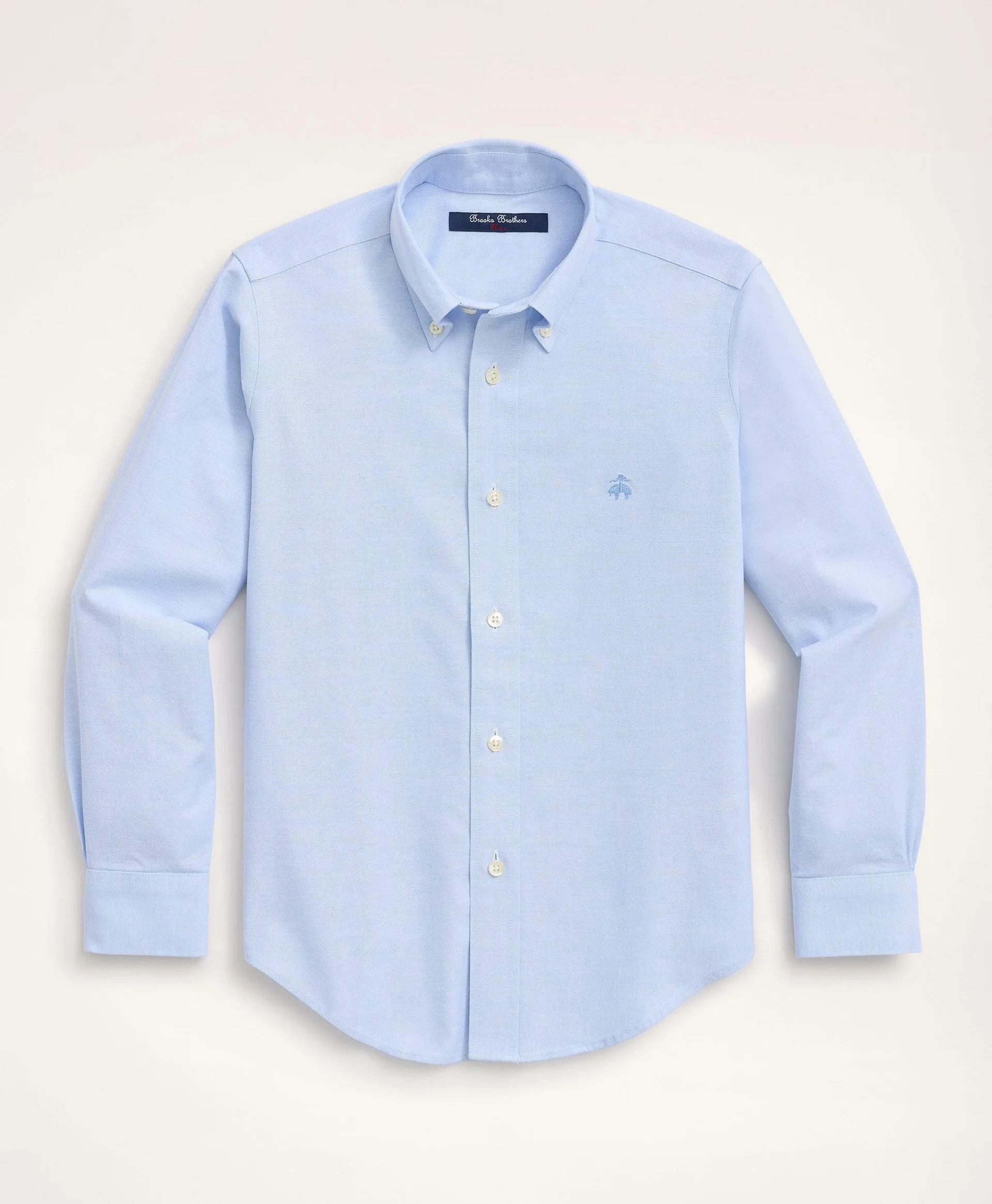 Boys Non-Iron Stretch Cotton Oxford Sport Shirt