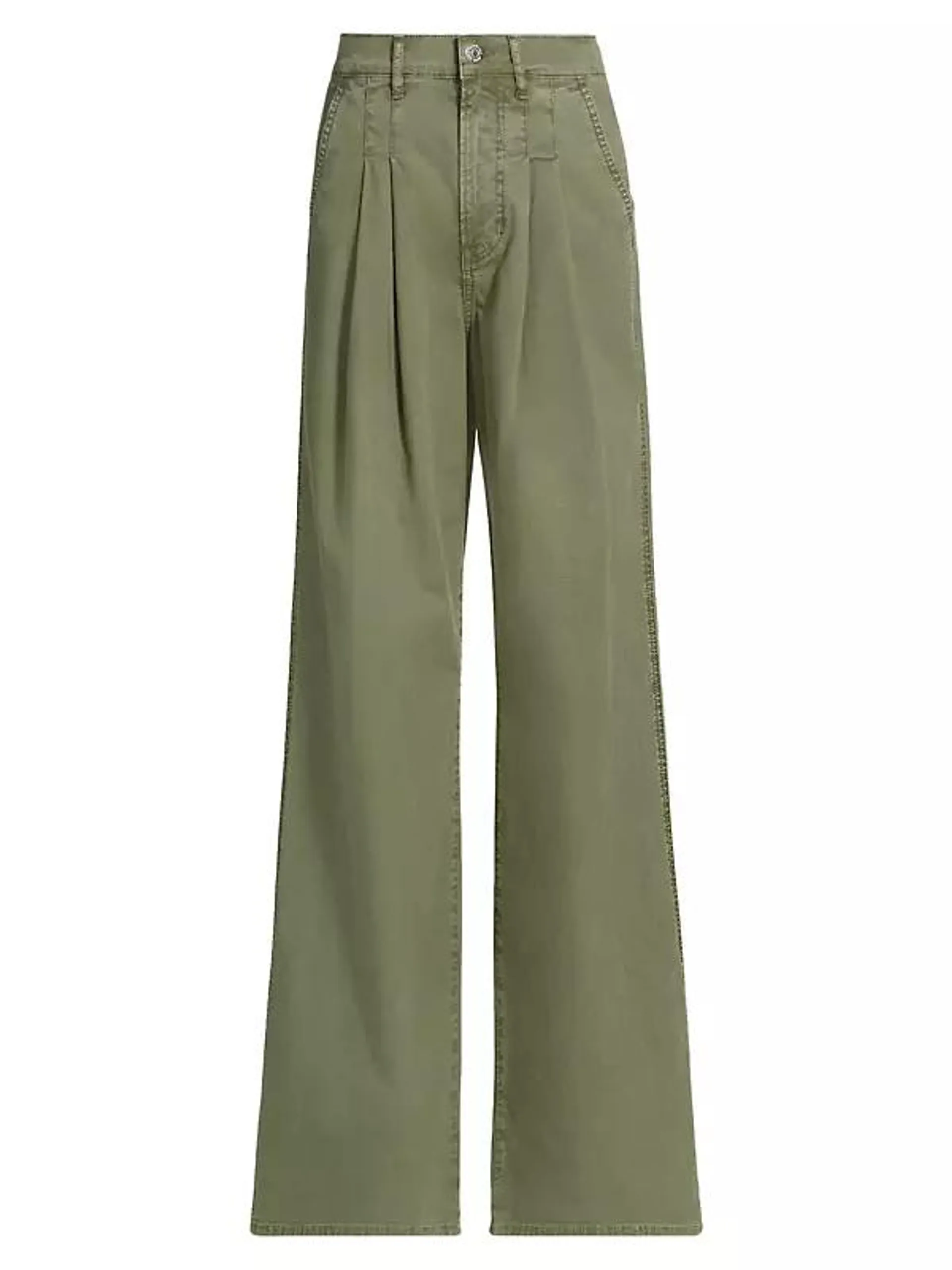 Mia Pleated Wide-Leg Pants