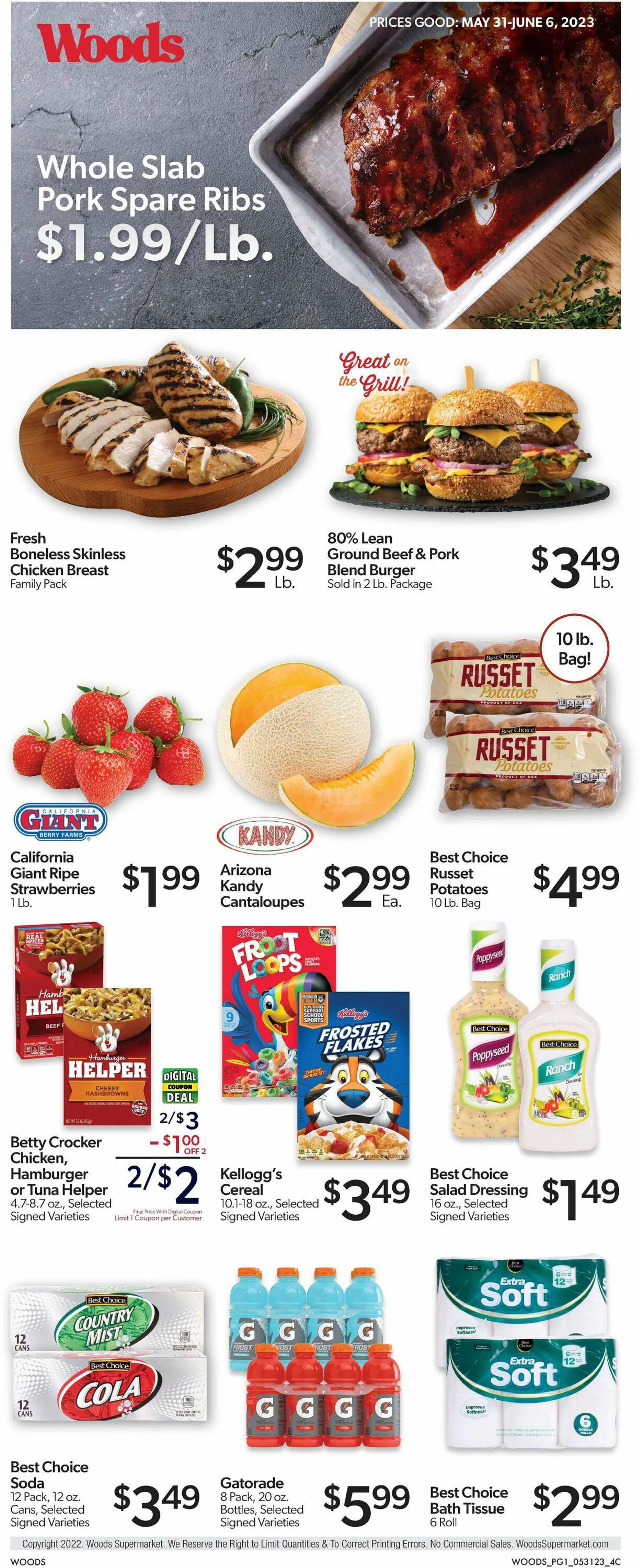 Woods Supermarket Current weekly ad