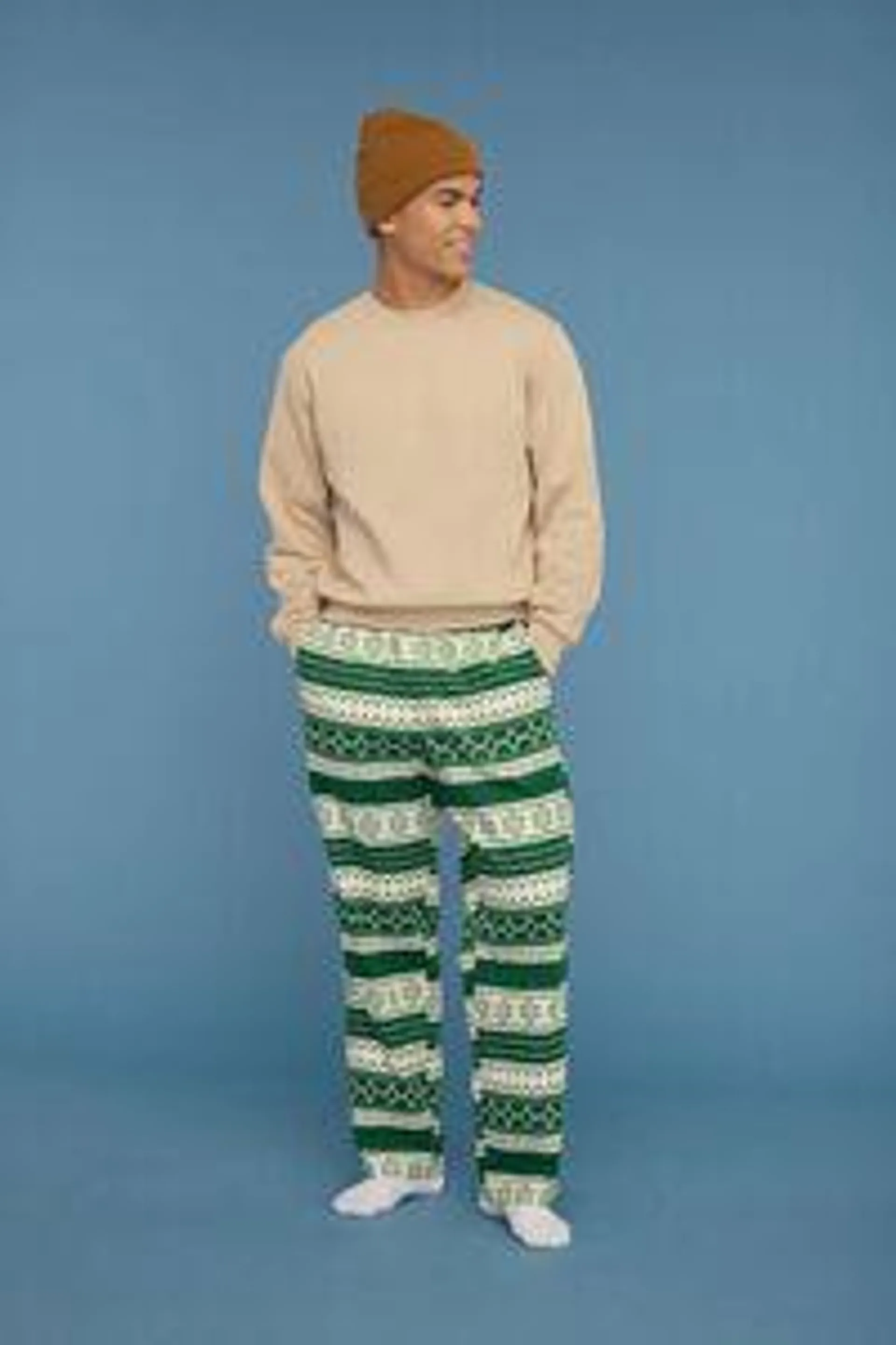 Flannel Fair Isle Pajama Pants