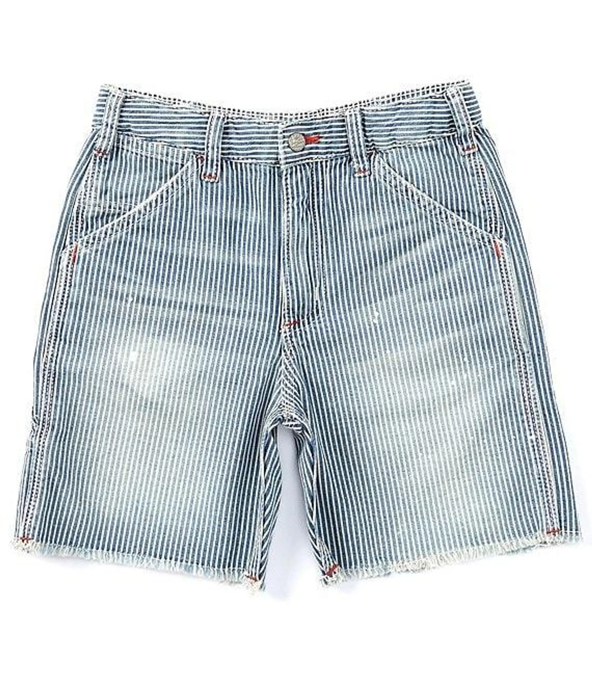 Big Boys 8-20 Striped Denim Carpenter Shorts