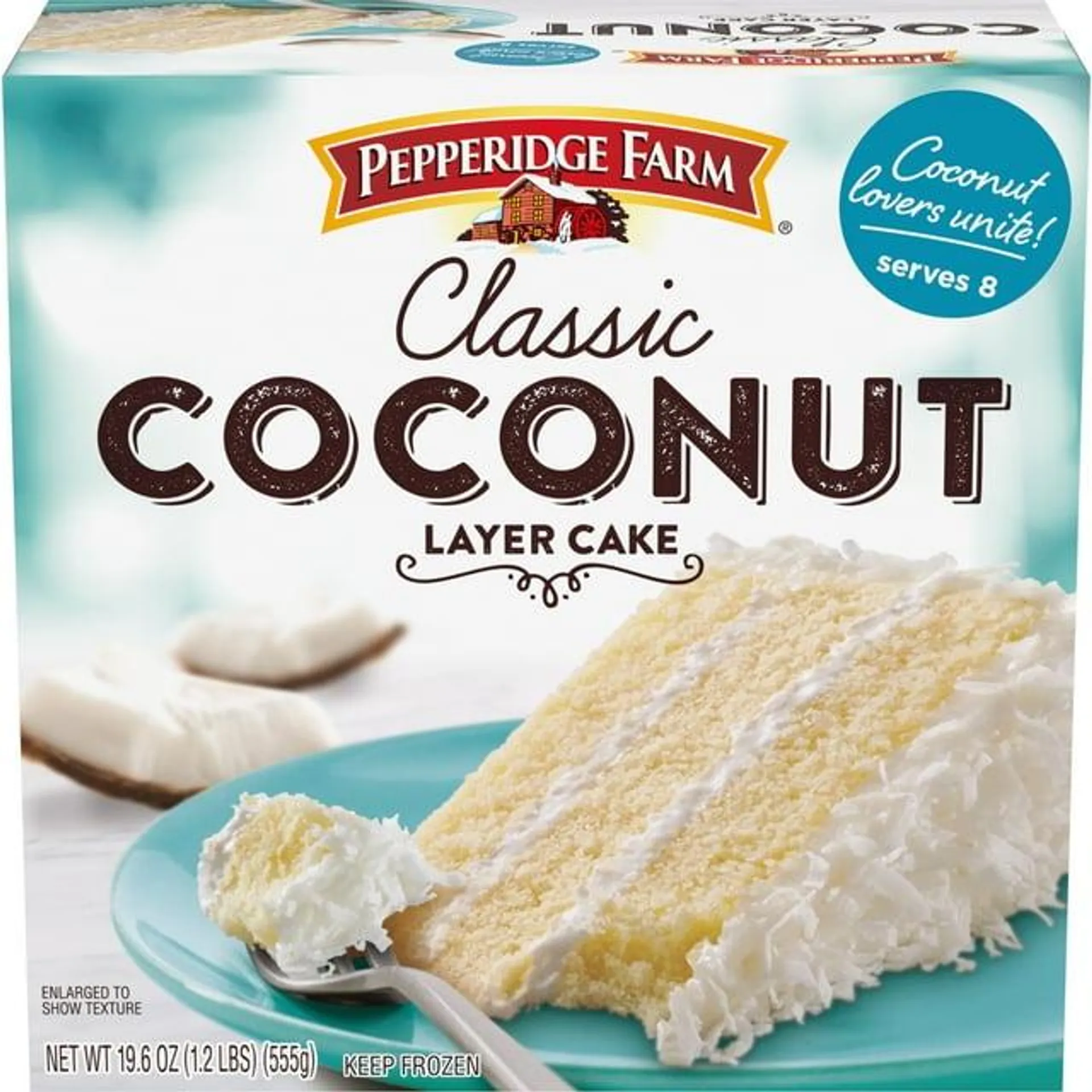 Pepperidge Farm Frozen Coconut Layer Cake, 19.6 oz. Box