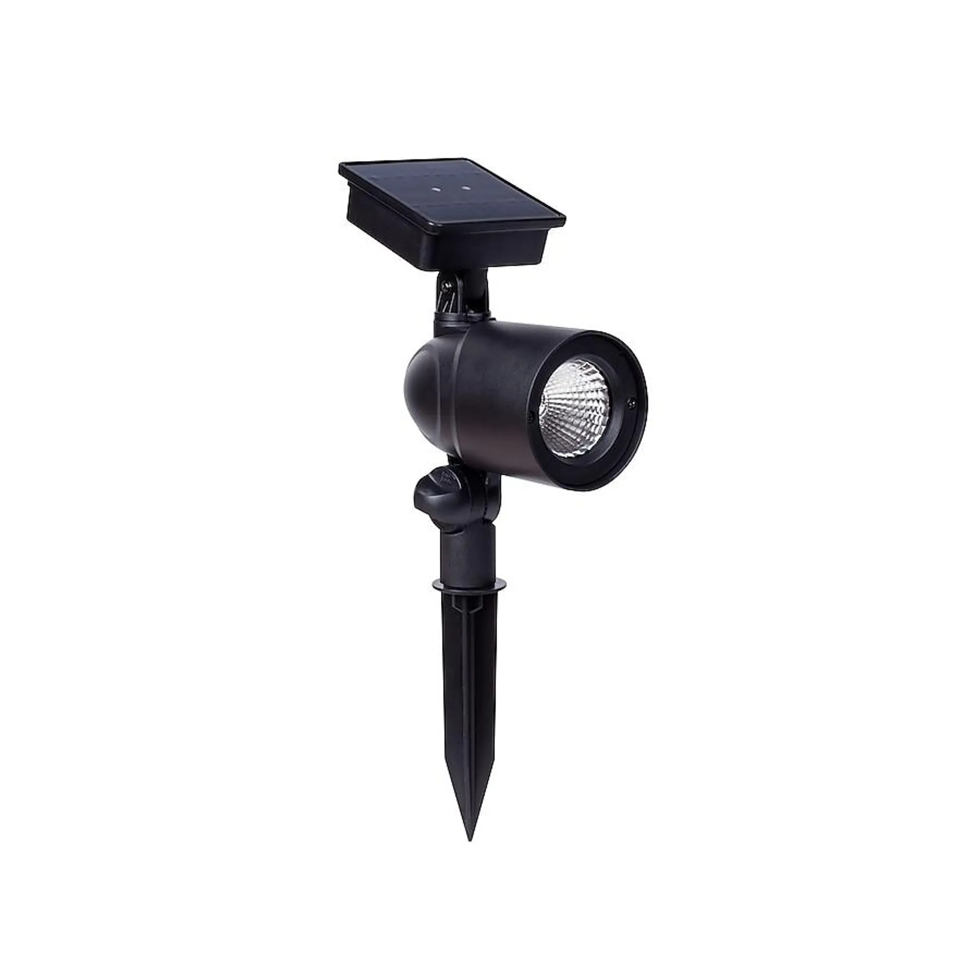 Harbor Breeze 30 -Lumens Black Solar LED Spot light