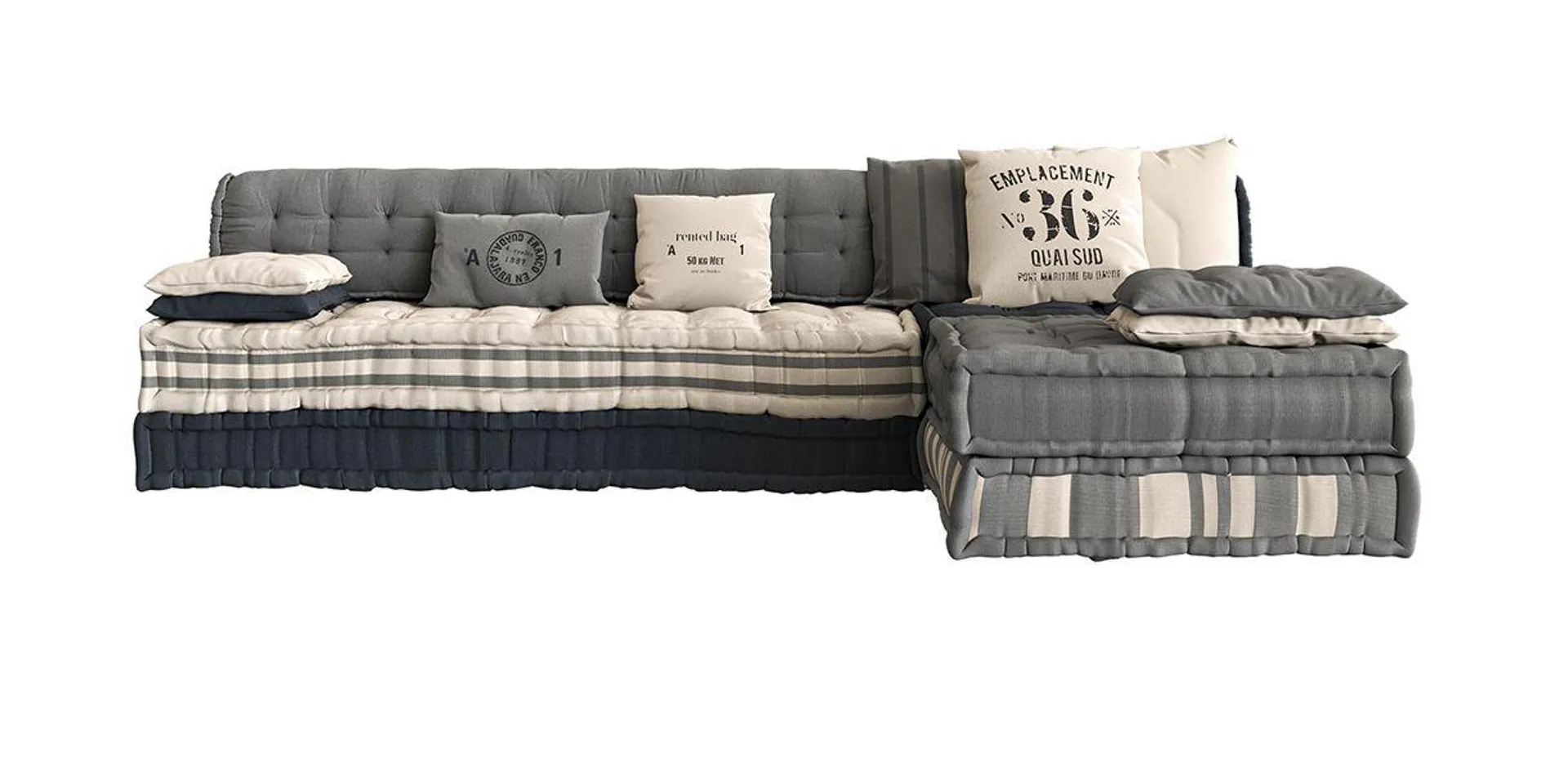 Maili Sectional Sofa Gray