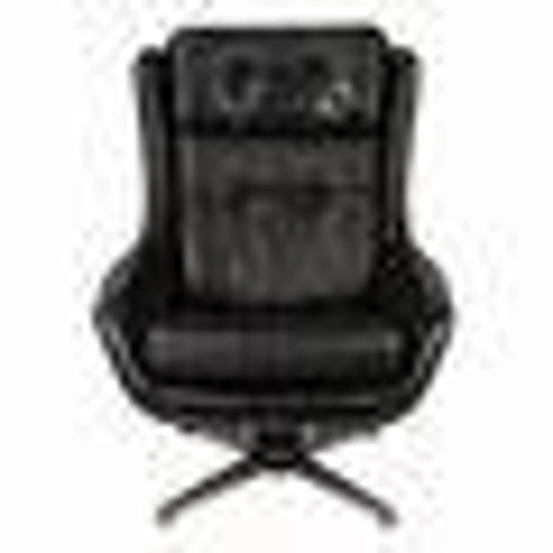 Leather Swivel Armchair from PeeM, 1970s