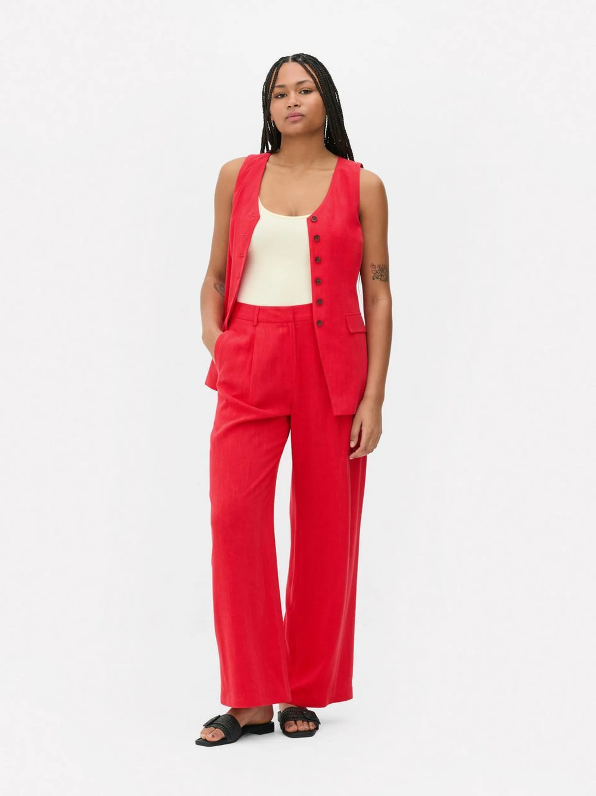 Pantaloni in lino