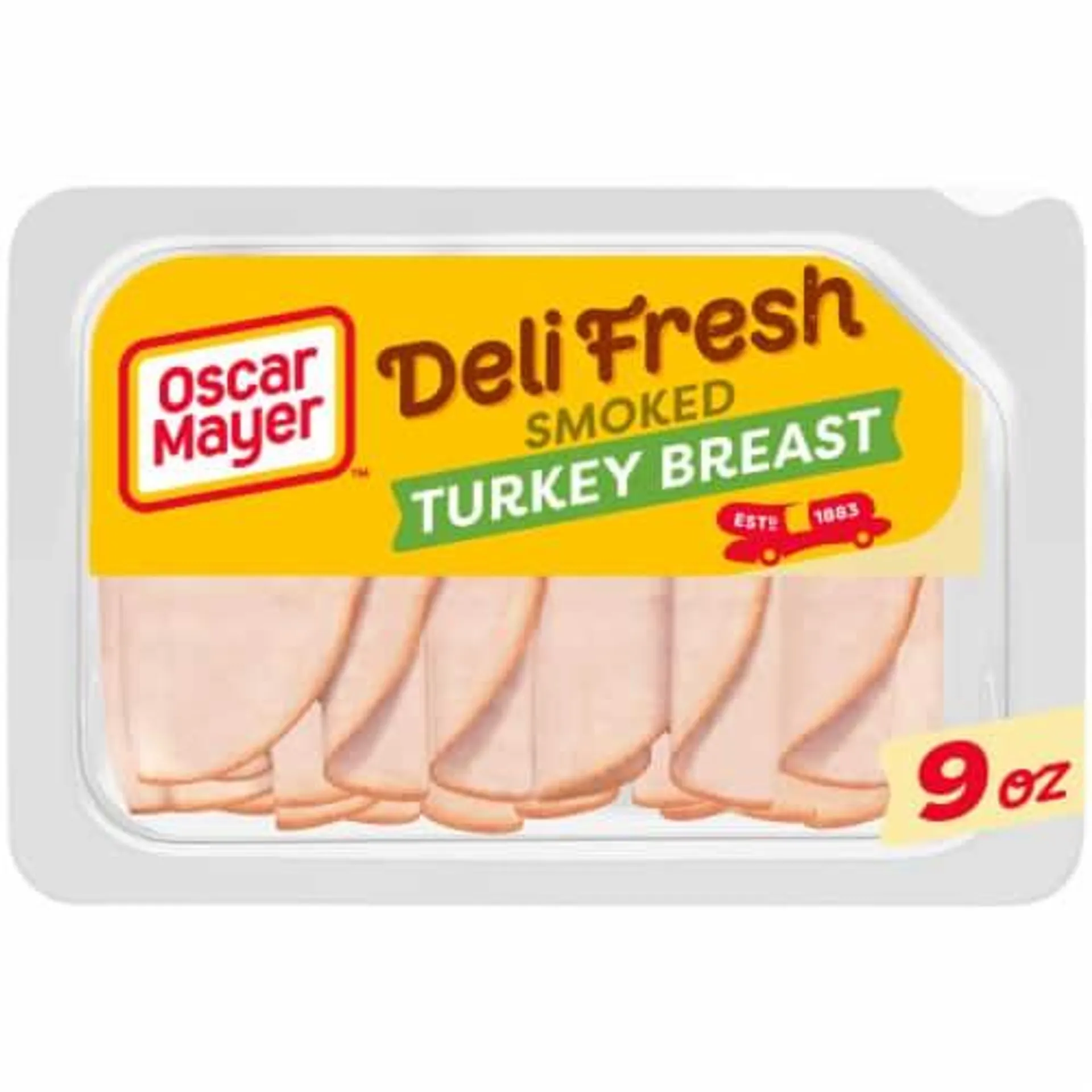 Oscar Mayer Deli Fresh Smoked Turkey Breast Sliced Lunch Meat