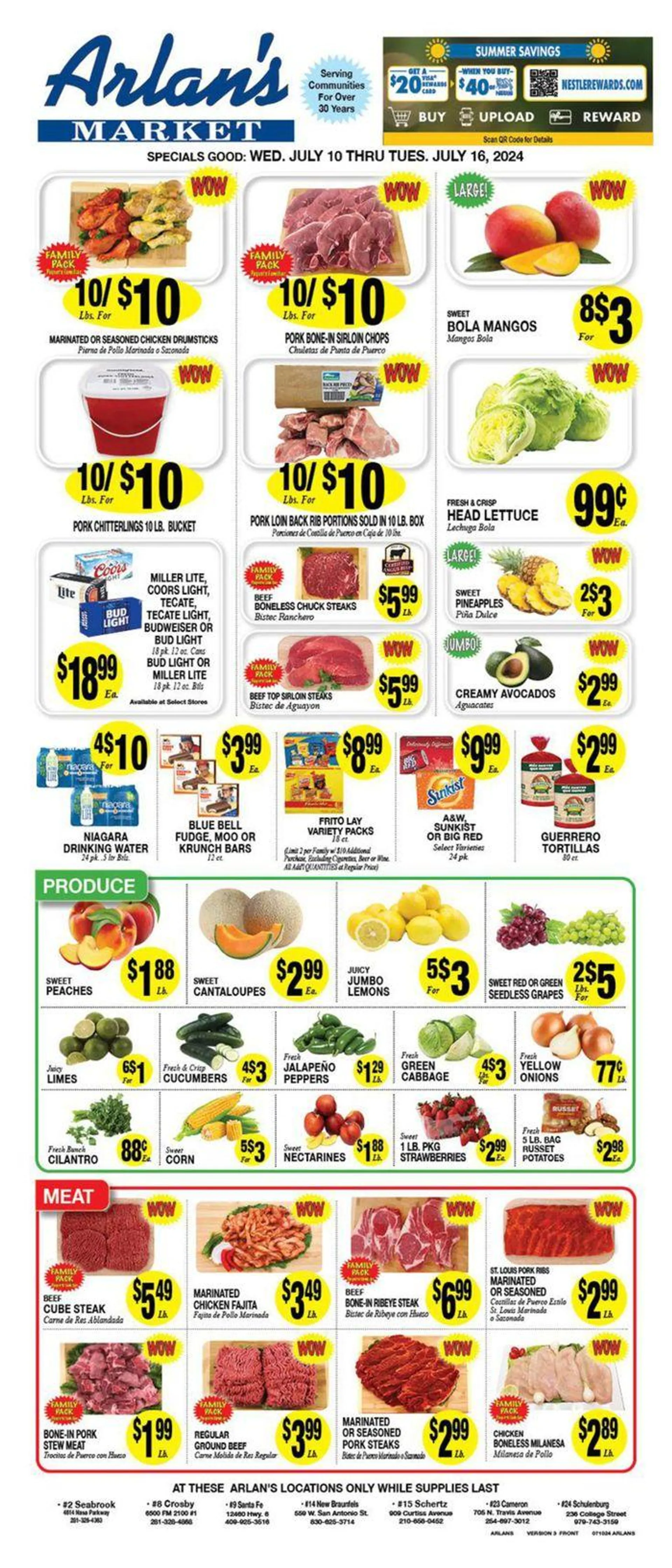 Weekly ad 10/07 - 1