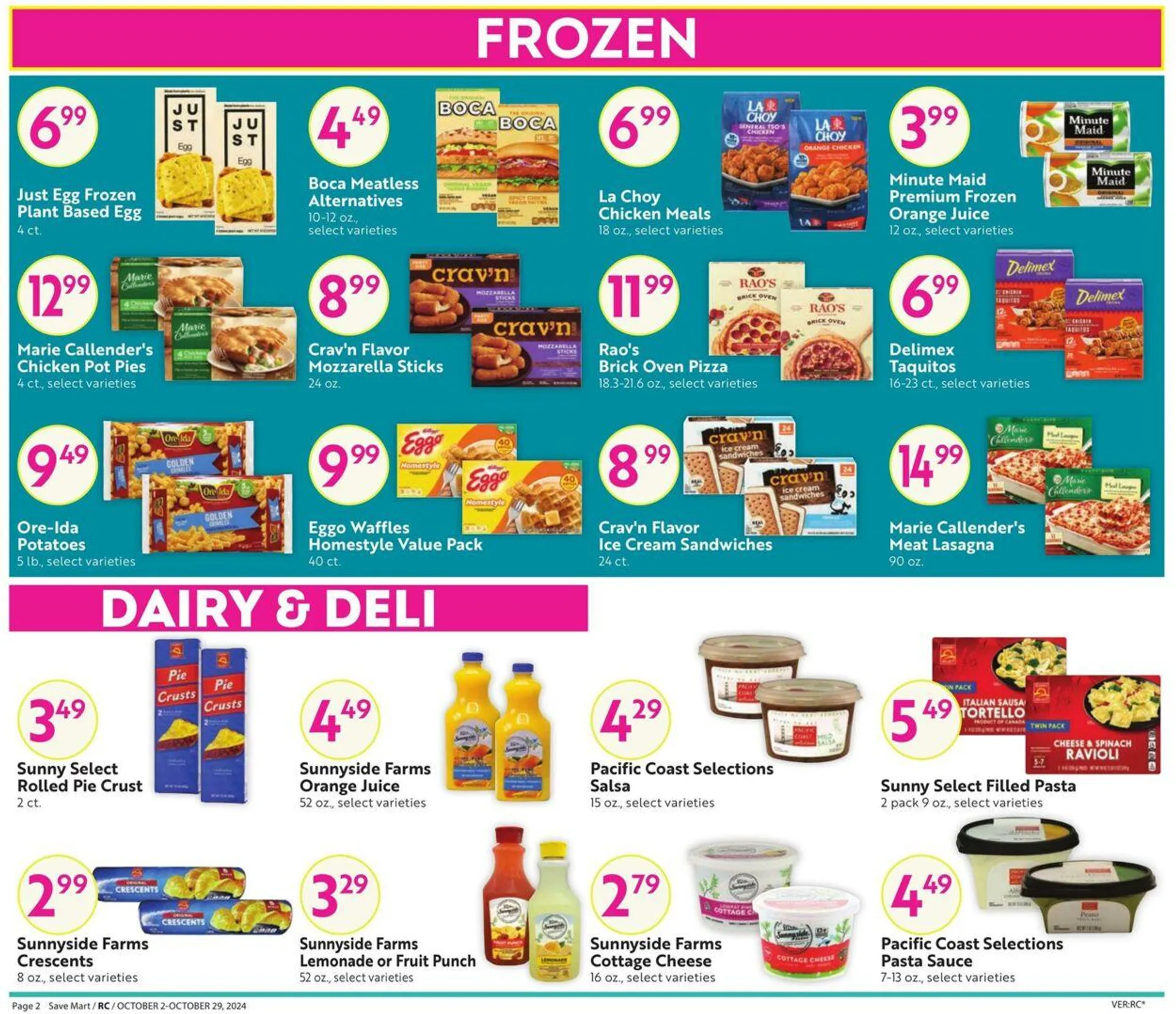 Weekly ad Save Mart Current weekly ad from October 2 to October 29 2024 - Page 2