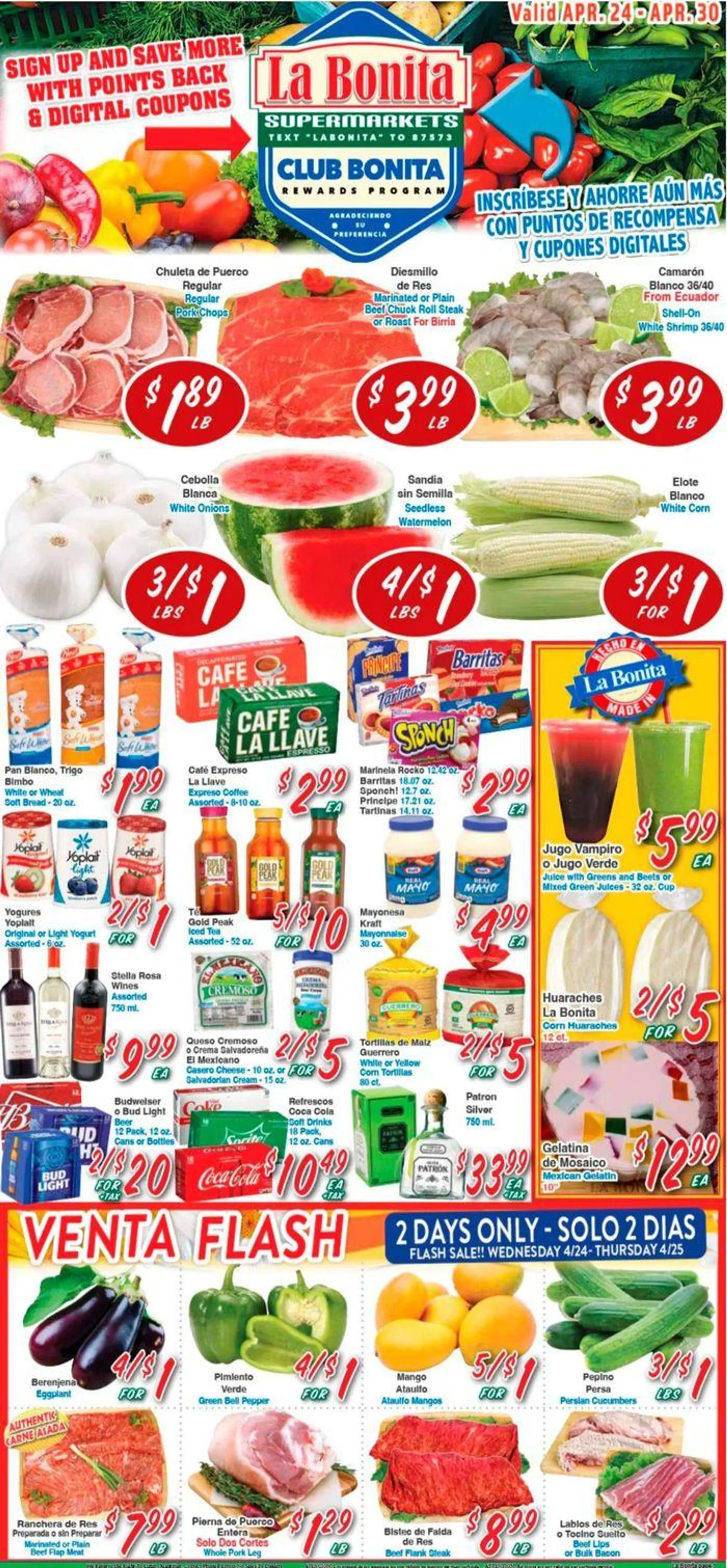 La Bonita Supermarkets weekly ad - 1