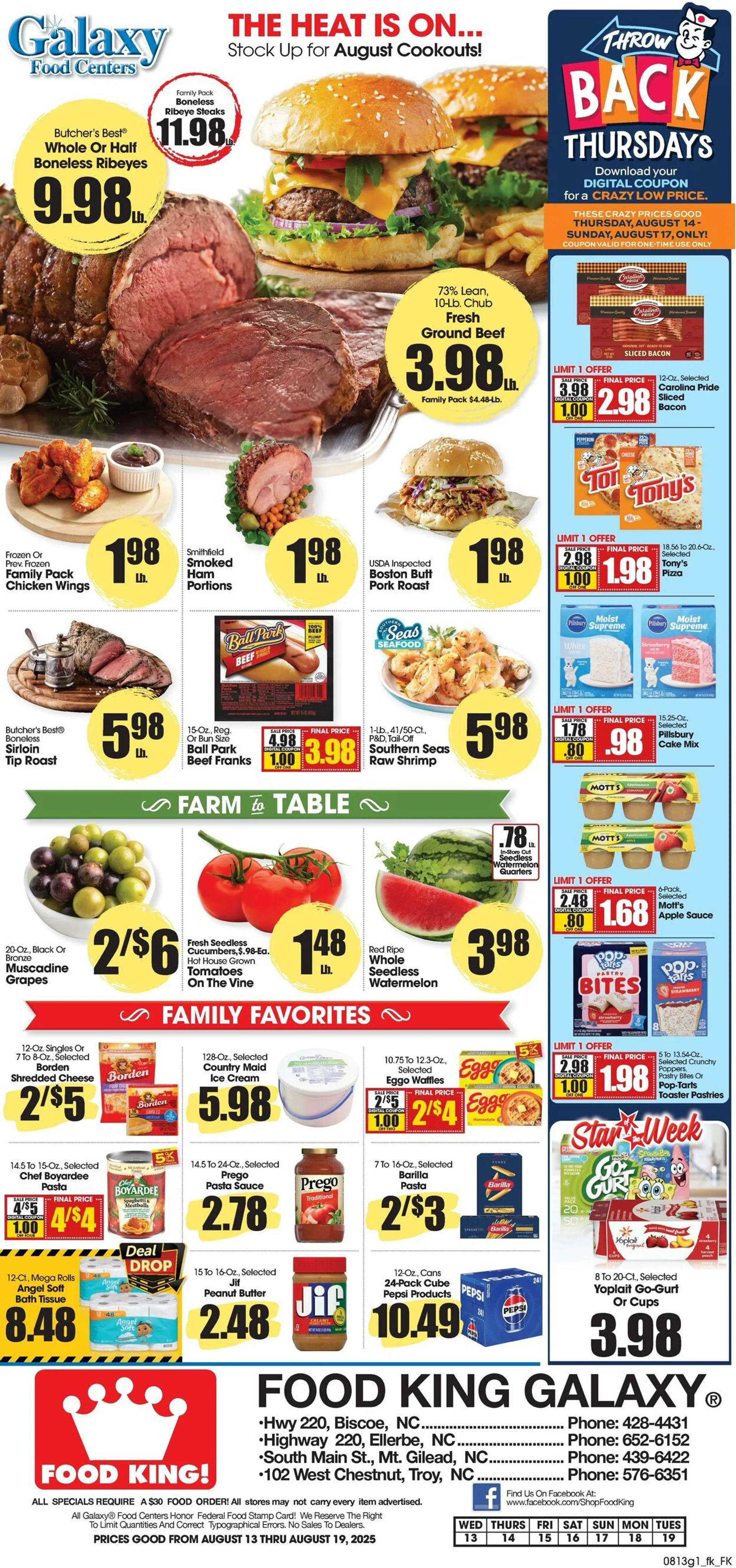 Weekly ad Food King Current weekly ad from August 13 to August 19 2025 - Page 1