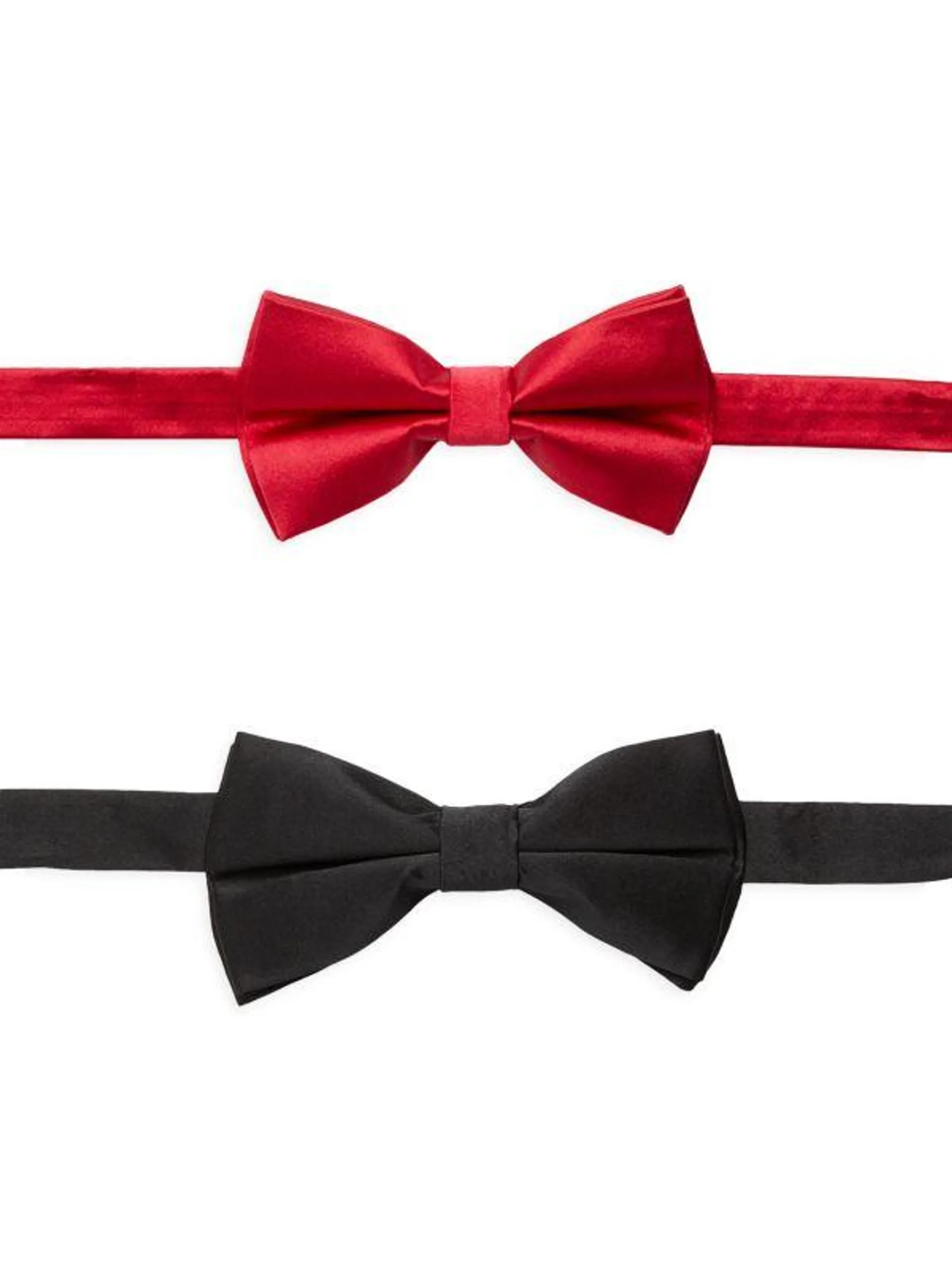 2-Pack Pre Tied Silk Bow Ties