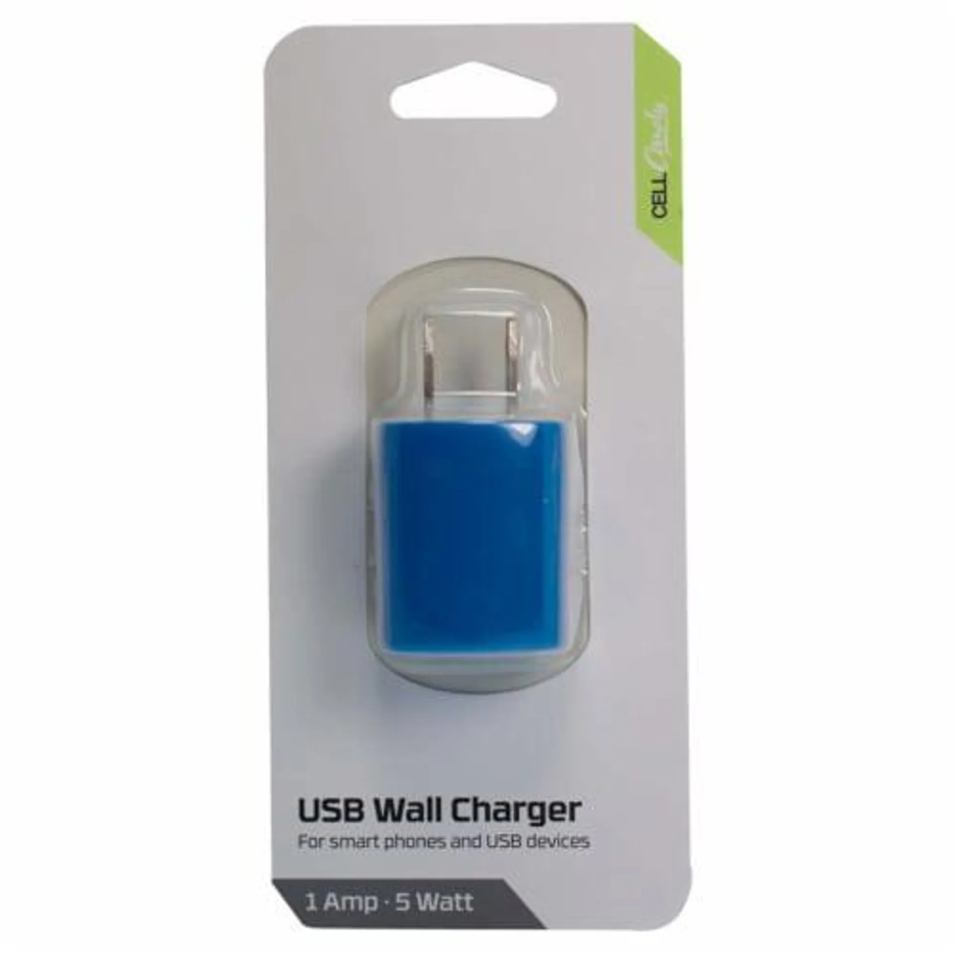 CELLCandy USB Wall Charger - Tropical Blue