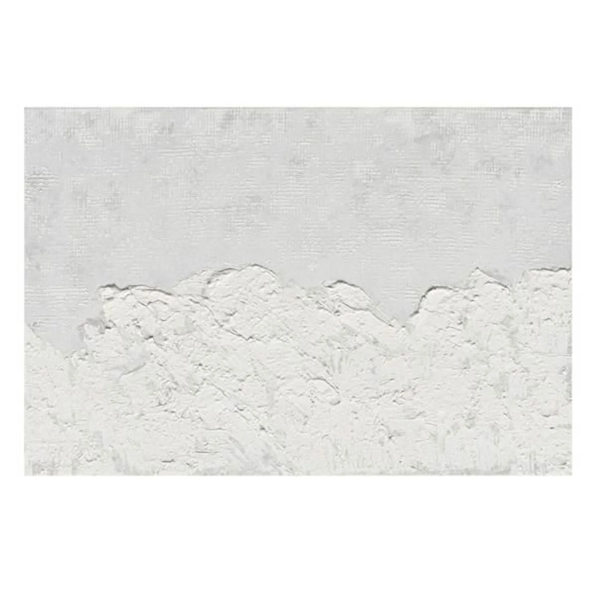 White Abstract Canvas Wall Art, 24x36