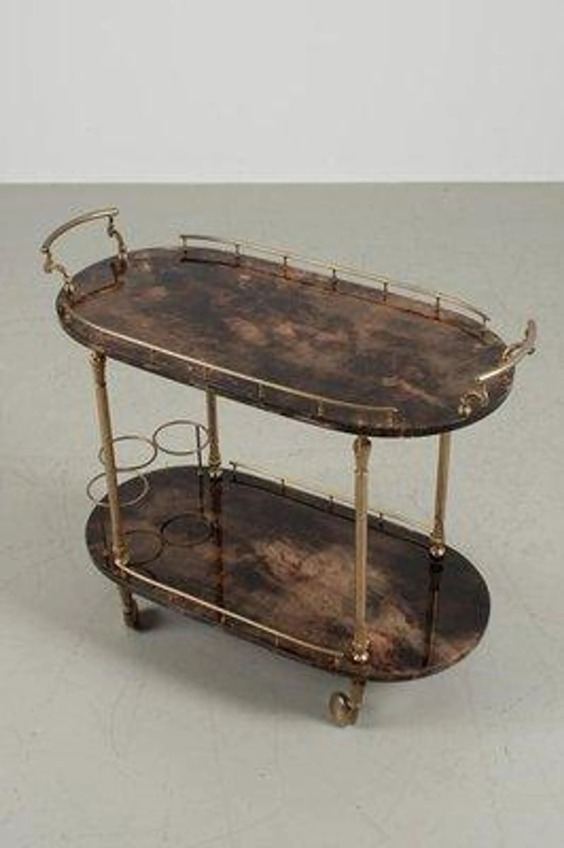 Vintage Tea Trolley by Aldo Tura