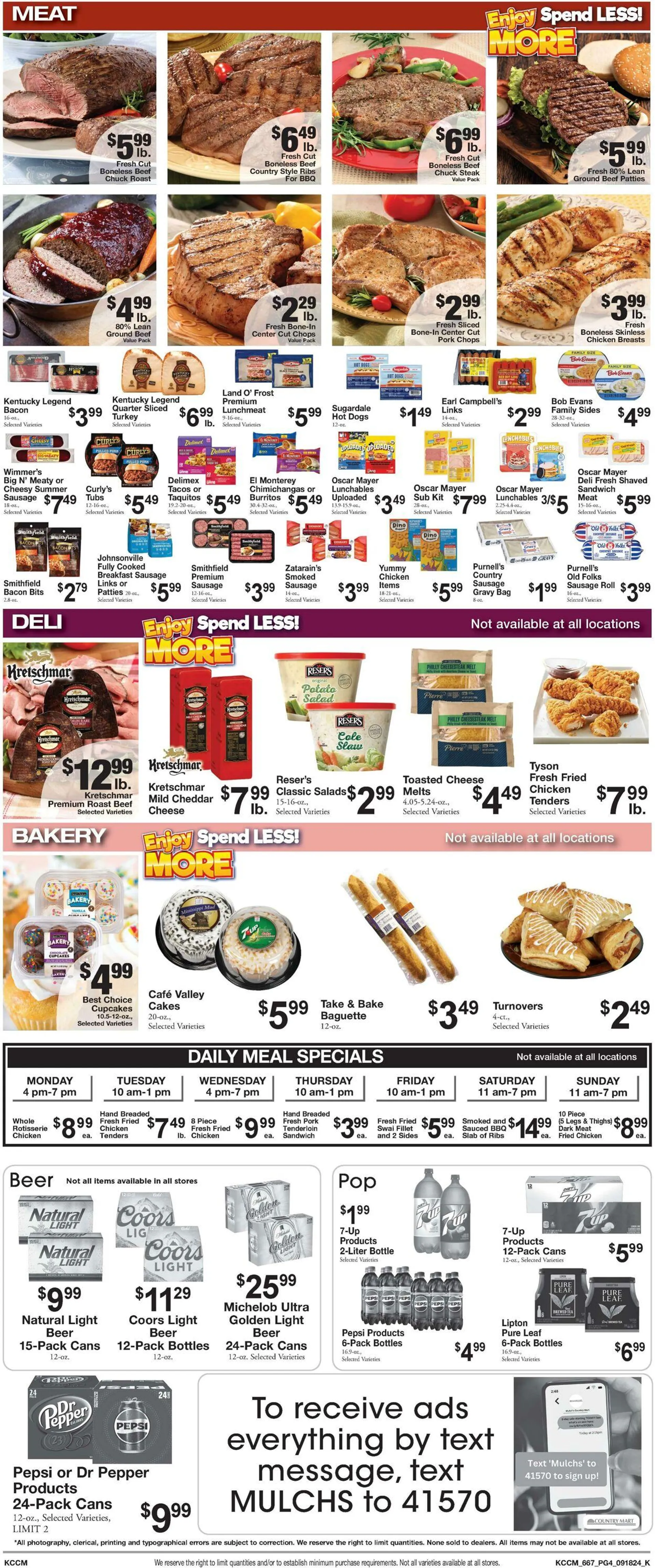 Weekly ad Country Mart from September 17 to September 23 2024 - Page 4