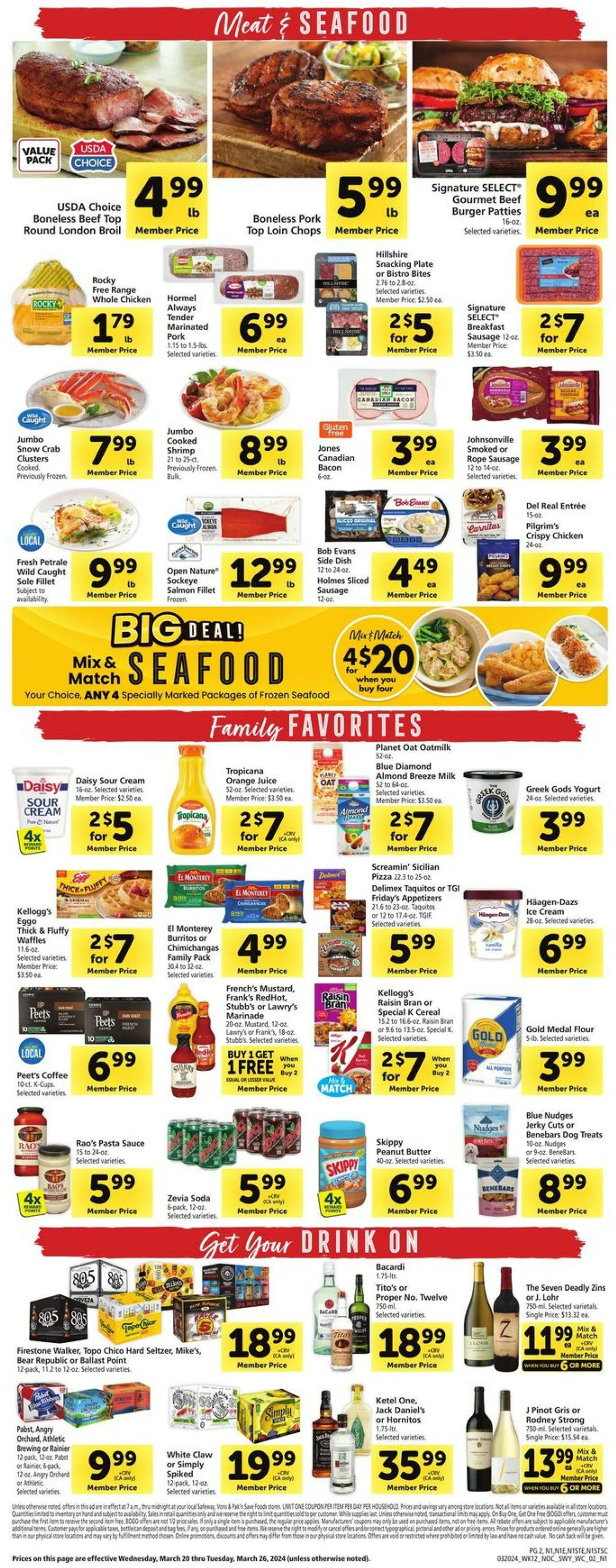 Weekly ad Safeway Current weekly ad from March 20 to March 26 2024 - Page 2
