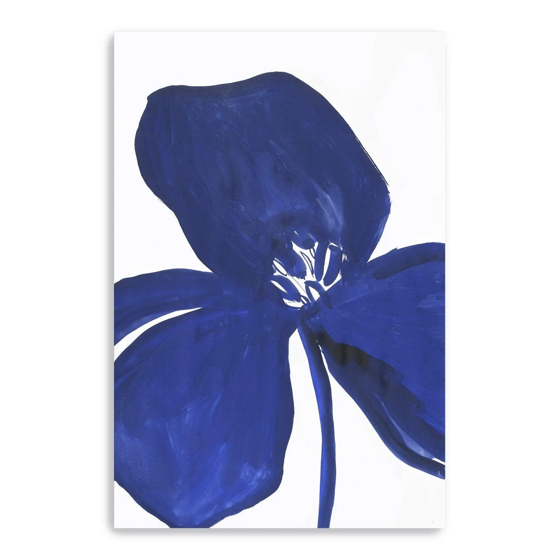 Indigo Petal Ii Canvas Giclee Wall Art