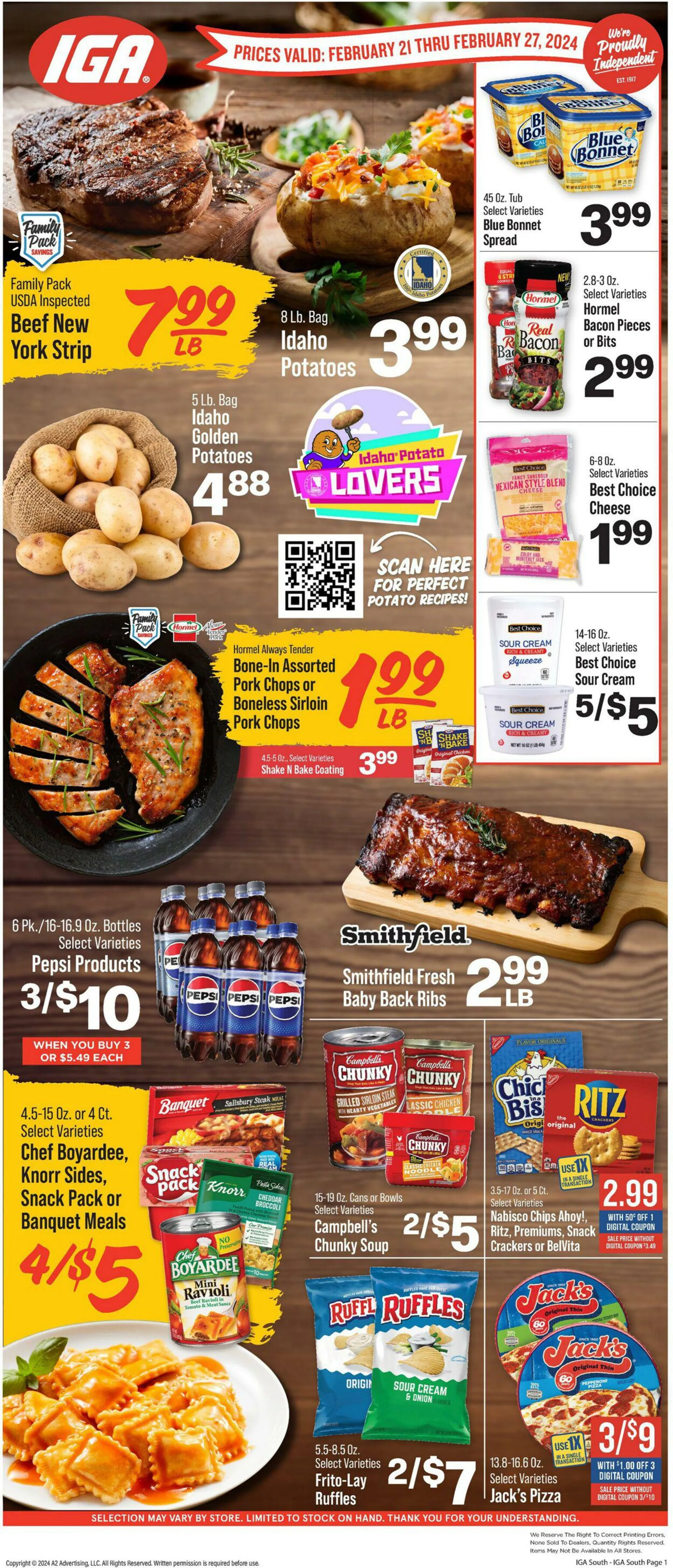 Weekly ad IGA Current weekly ad from February 21 to February 27 2024 - Page 