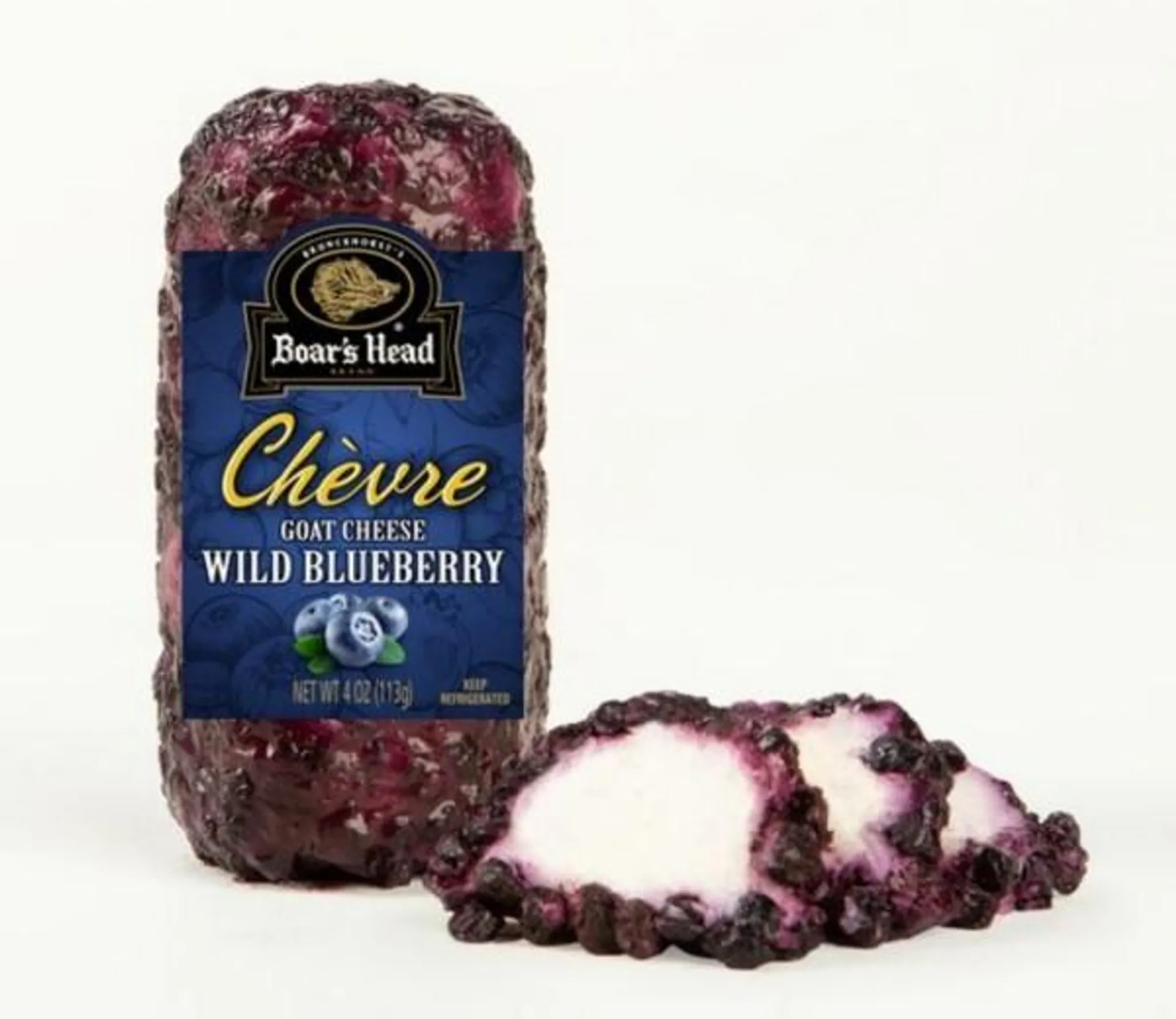 Boar's Head - Chevre Goat Cheese Wild Blueberry 4 Oz Log