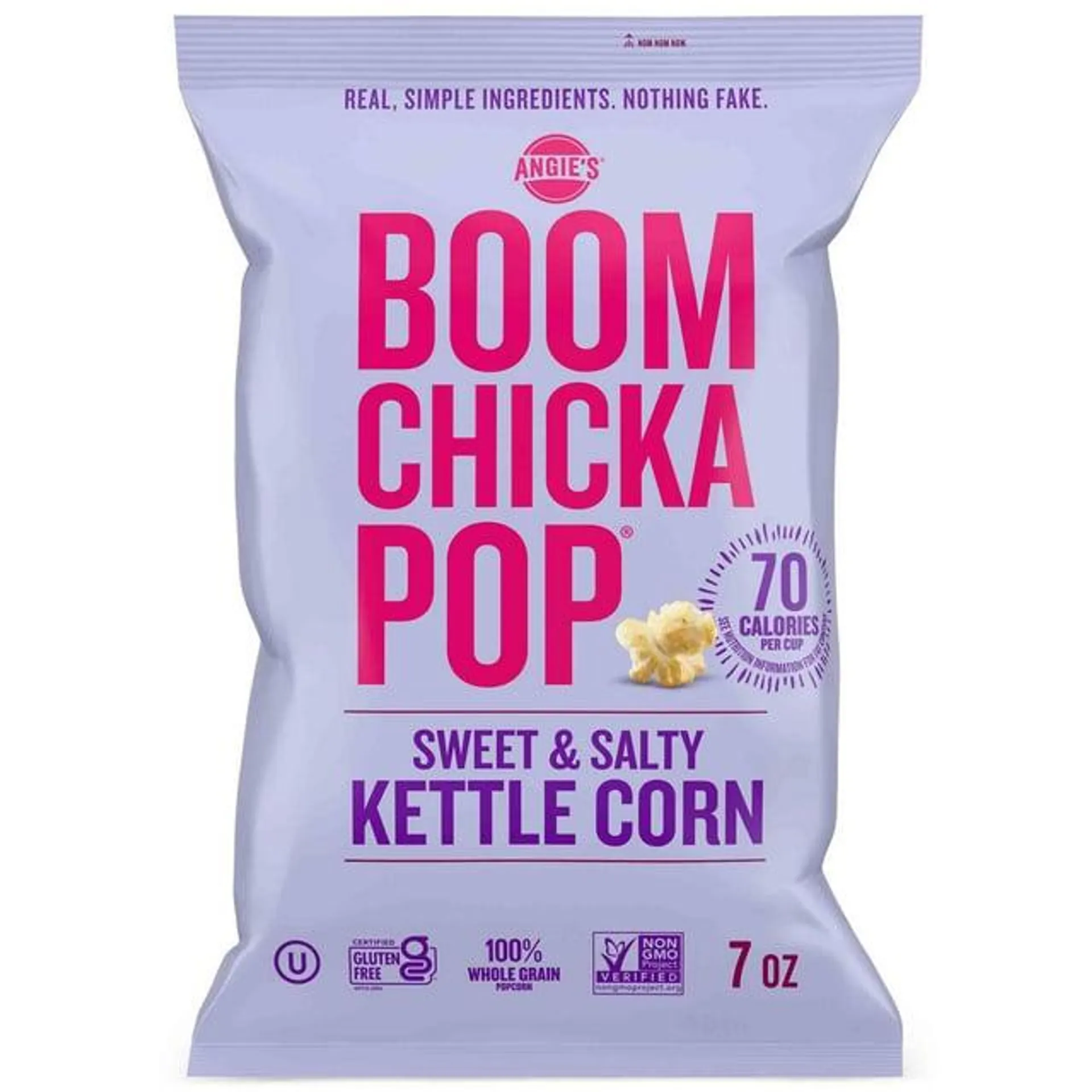 Angie's Boomchickapop Sweet & Salty Kettle Corn Popcorn, 7 oz