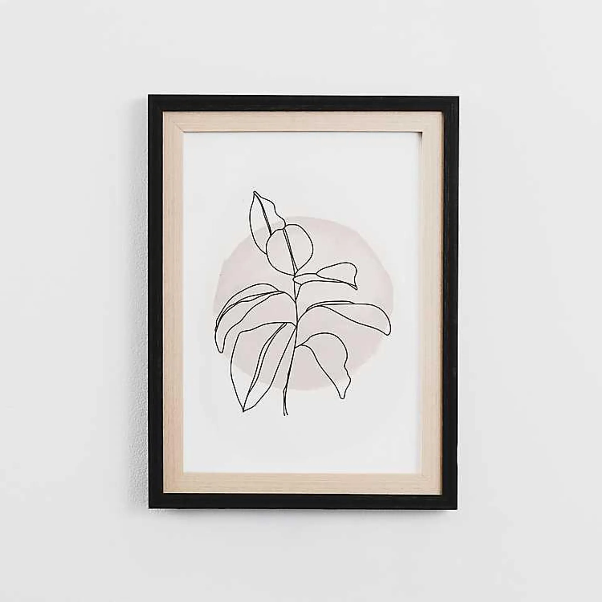 Mauve Botanical Illustrations Framed Art Print