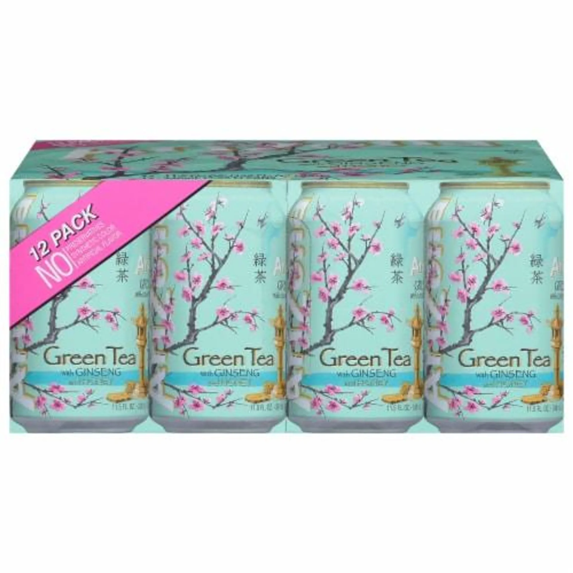 AriZona® Ginseng & Honey Green Iced Tea Multipack Cans