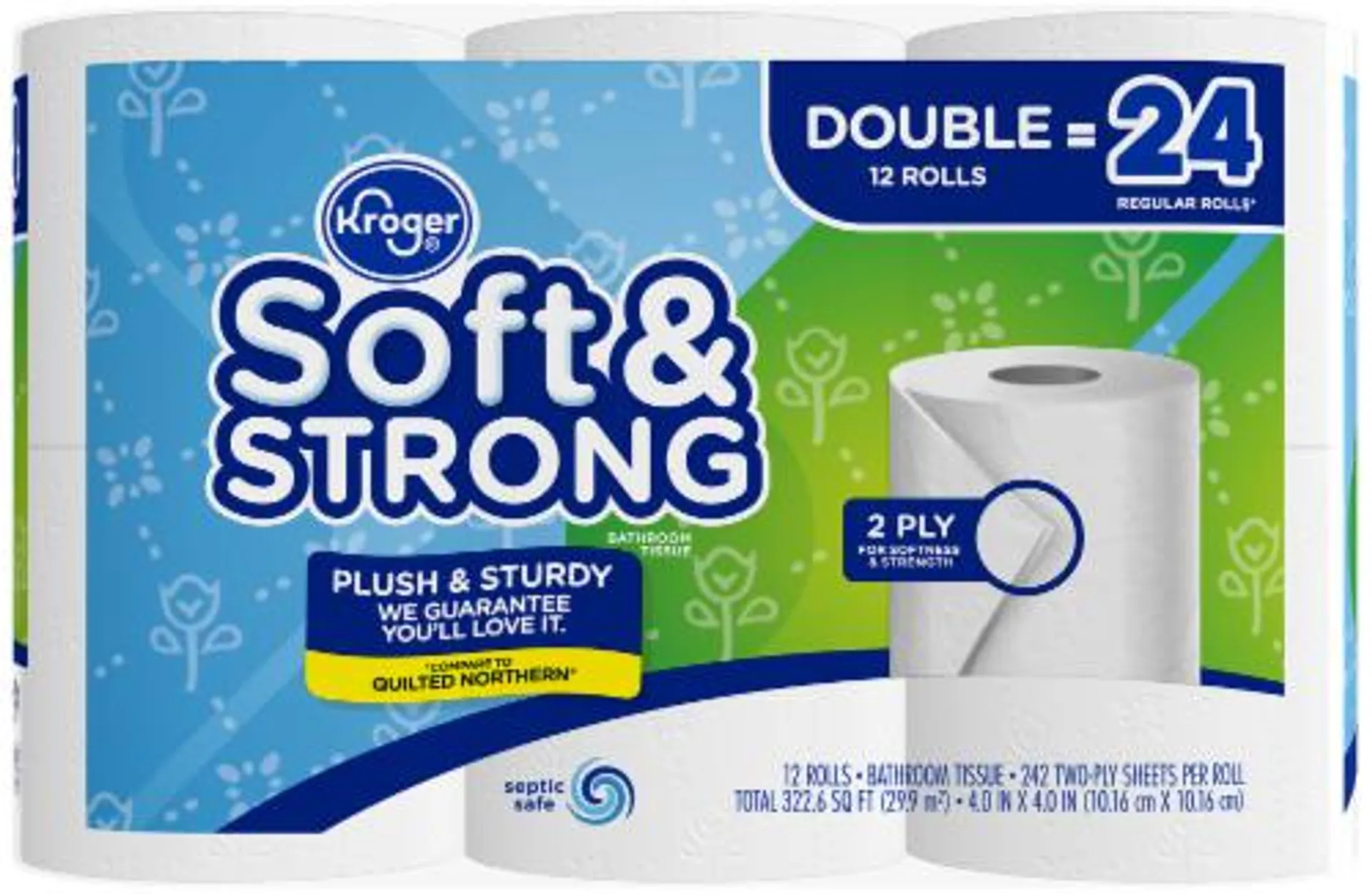 Kroger® Soft & Strong Double Roll Bath Tissue