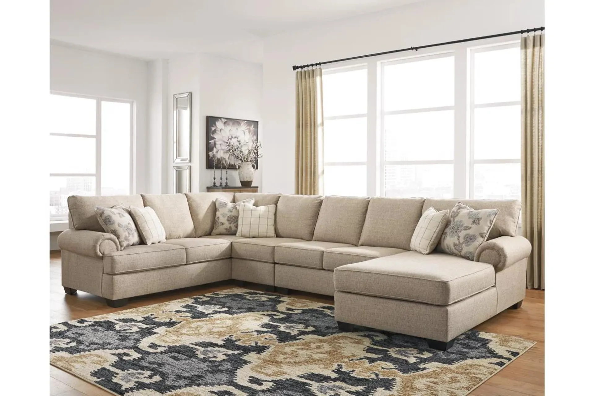 Baceno 4-Piece Sectional with Chaise