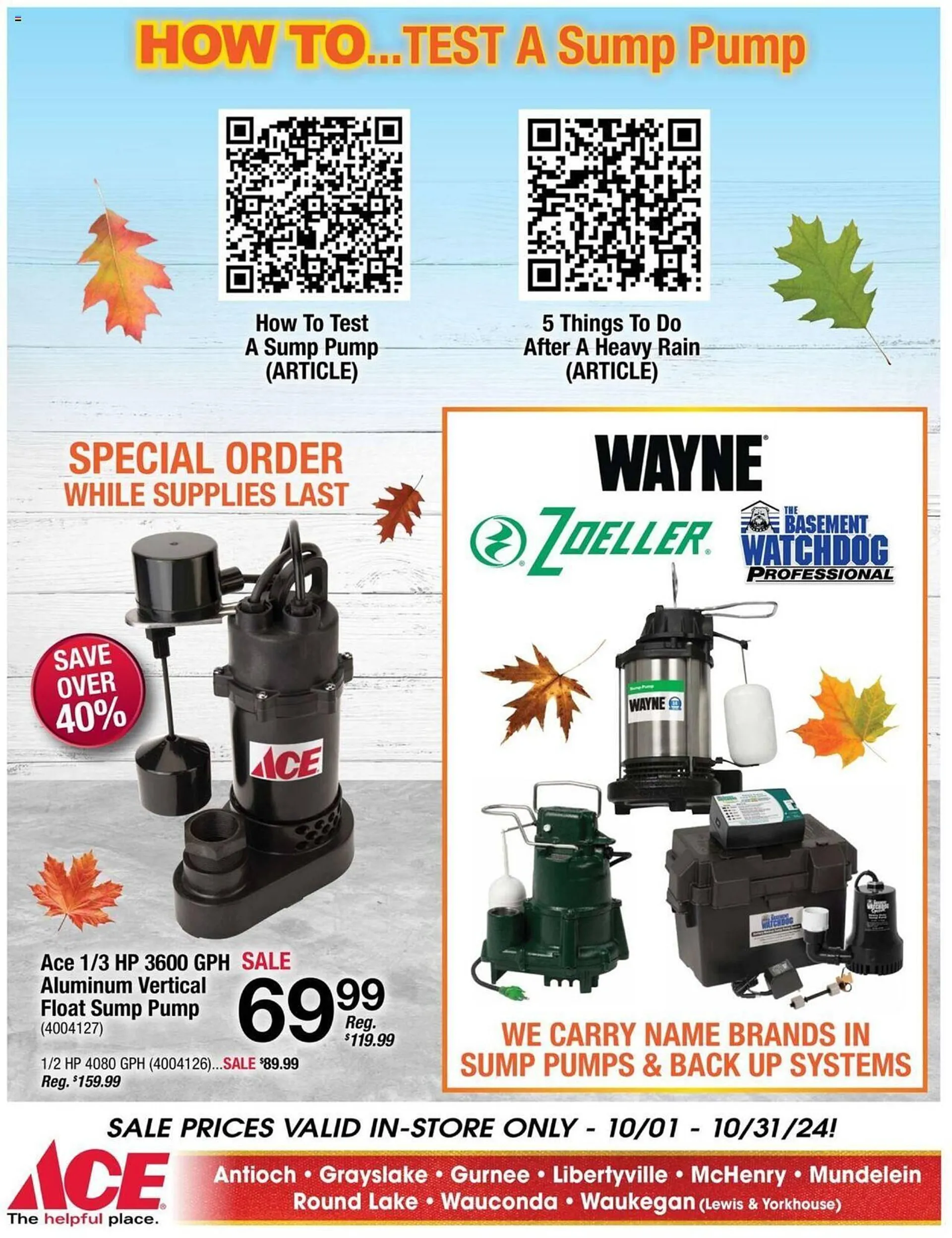 Weekly ad Ace Hardware Weekly Ad from October 1 to October 31 2024 - Page 6