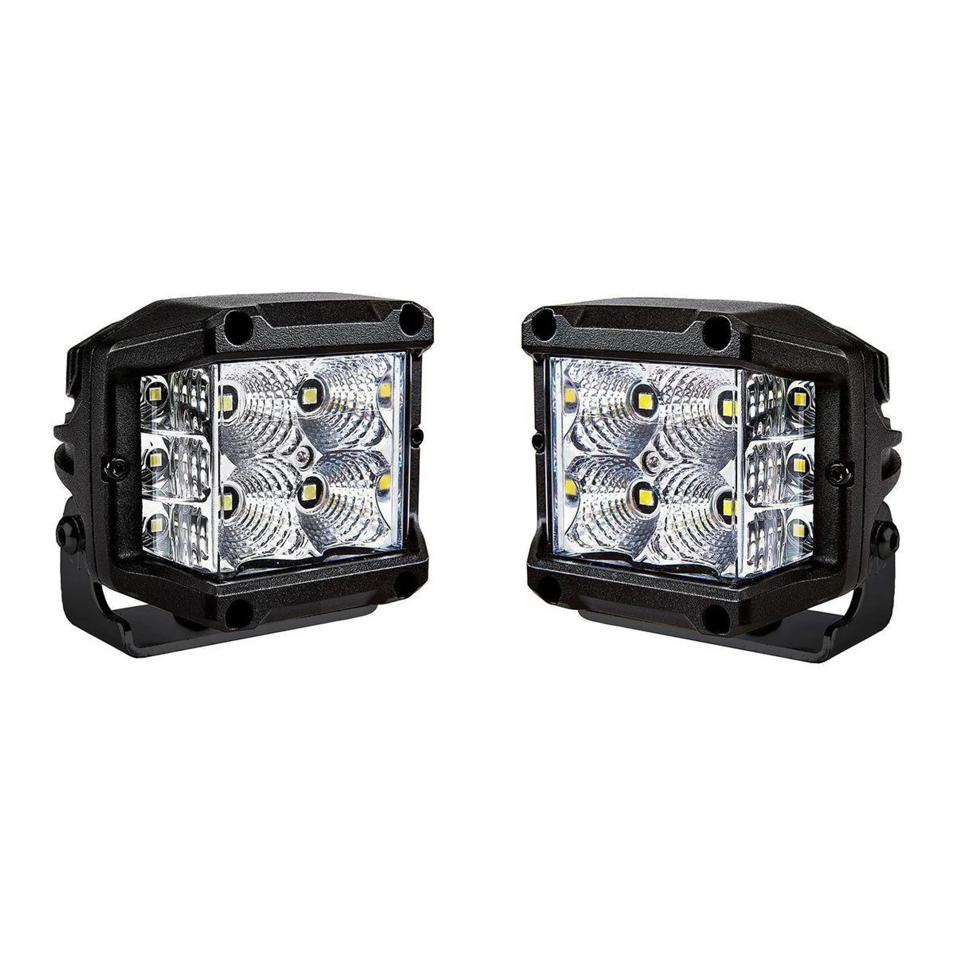 3 in. LED Flood with Side Light - Pair