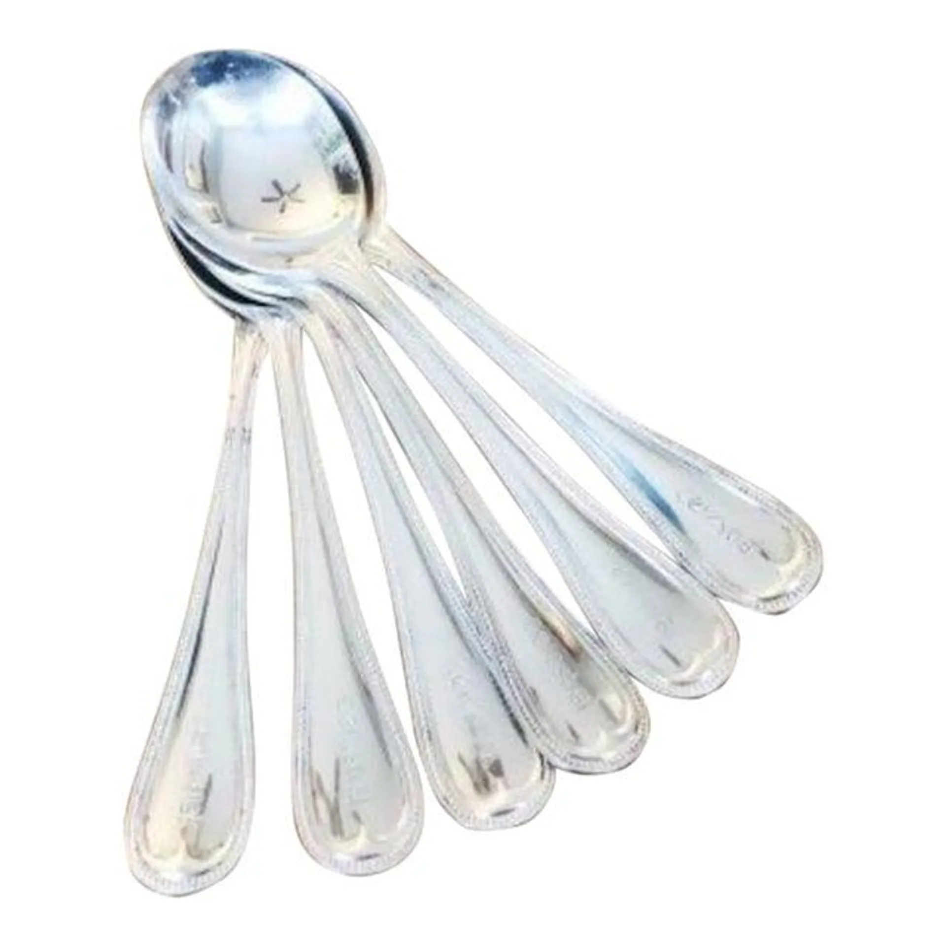 Celestial Steakhouse Silver Plated Soup Spoons - 6 Pieces