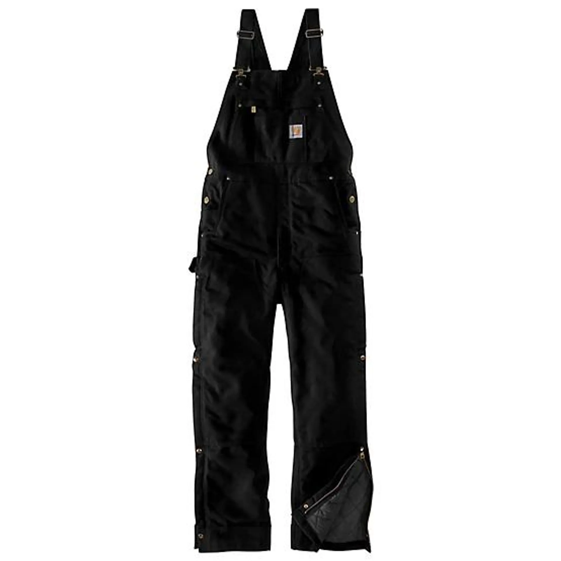 Men's Loose Fit Firm Duck Insulated Bib Overalls