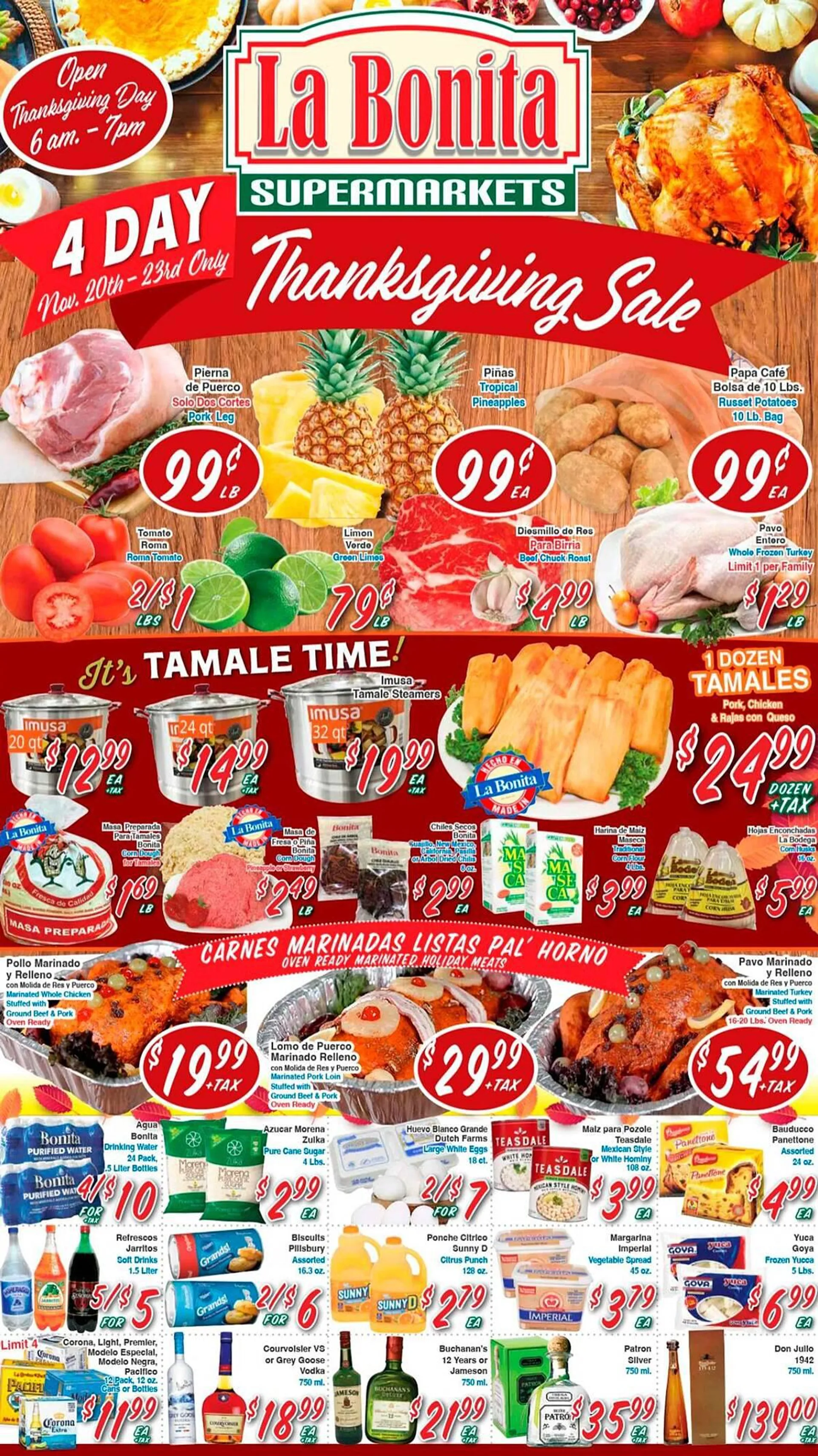 La Bonita Supermarkets Weekly Ad Weekly ad & deals | Valid until Nov 23