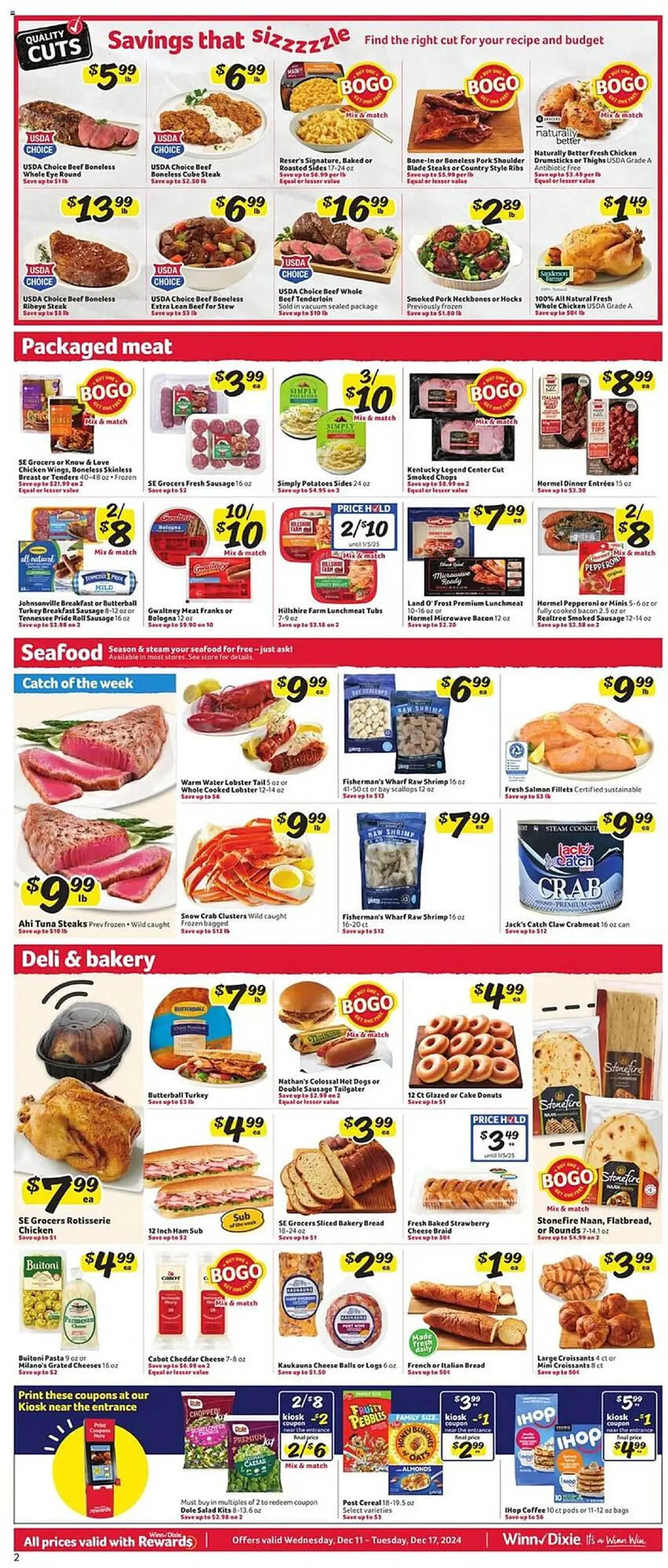 Weekly ad Winn Dixie Weekly Ad from December 11 to December 17 2024 - Page 2