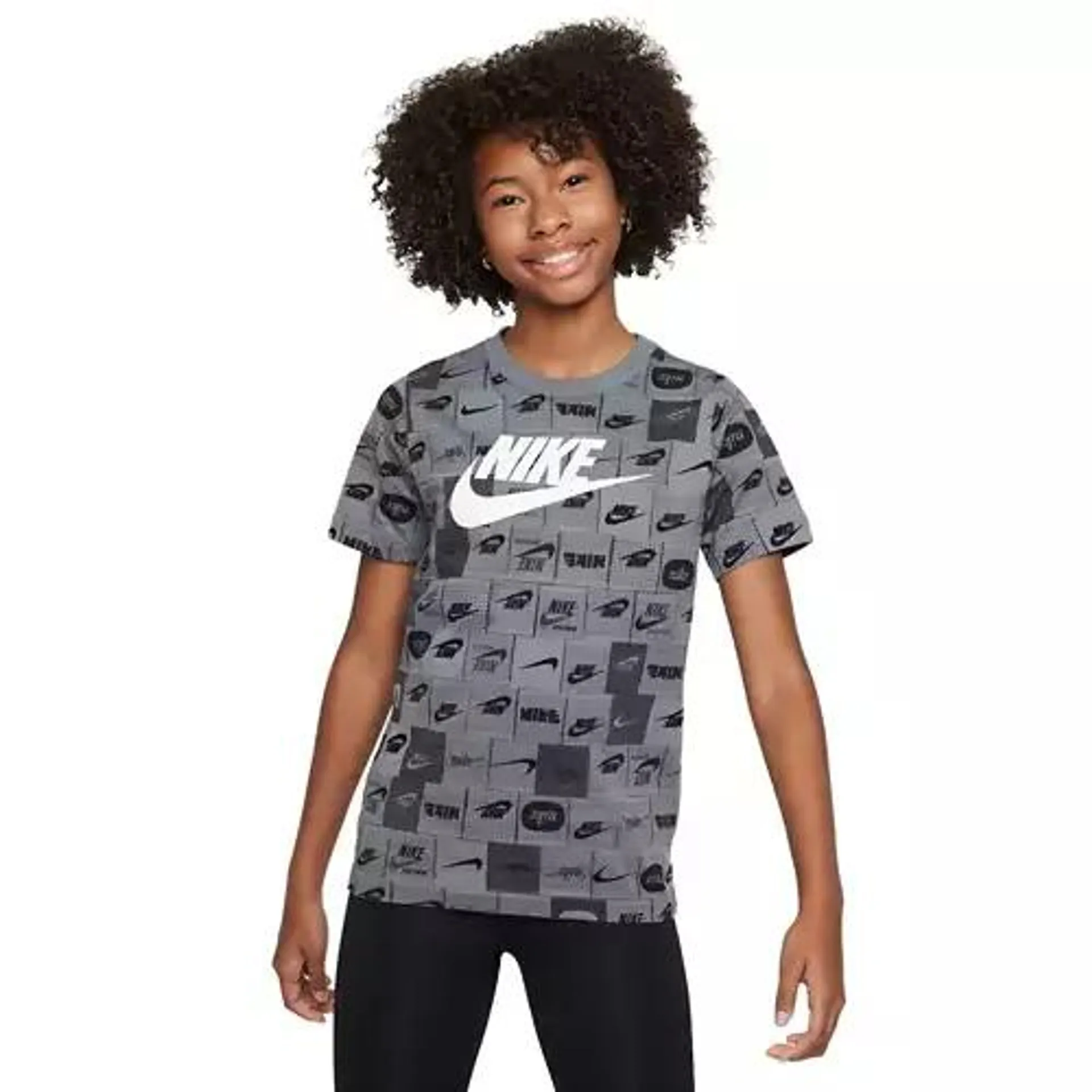 Boys' Nike Sportswear Club AOP HBR T-Shirt